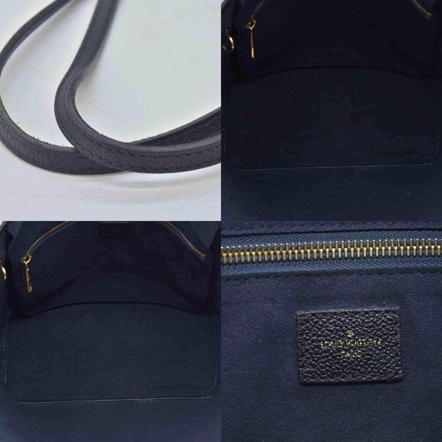 $2940 Louis Vuitton LV Monogram Neverfull  MM Empreinte Black Tote