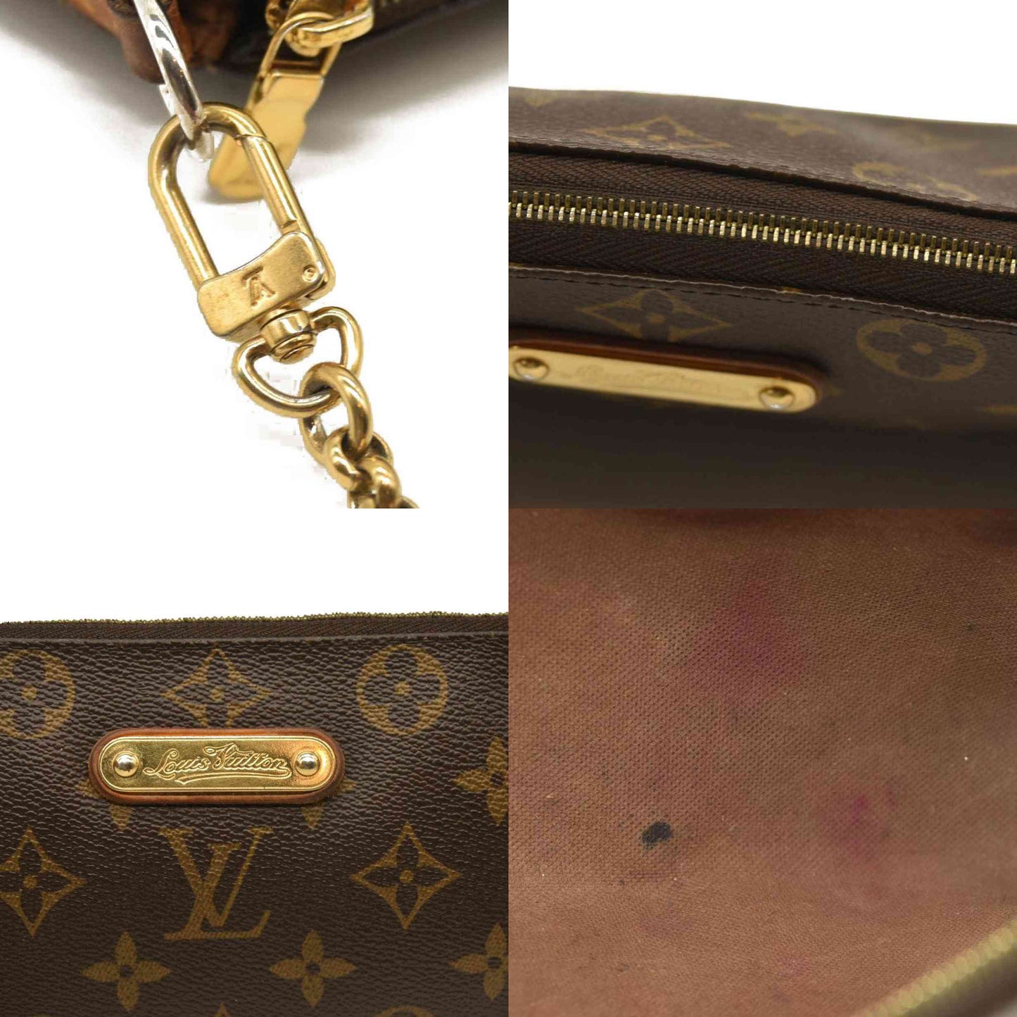 Louis Vuitton  Monogram Eva Clutch DU0058