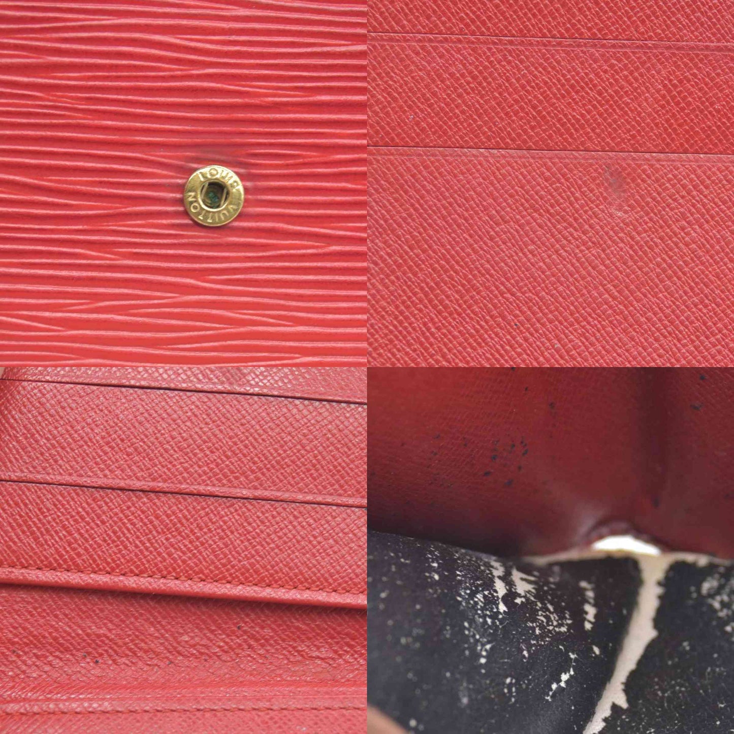 $655 Louis Vuitton  Vintage Epi Leather Elise Wallet CONSIGNMENT