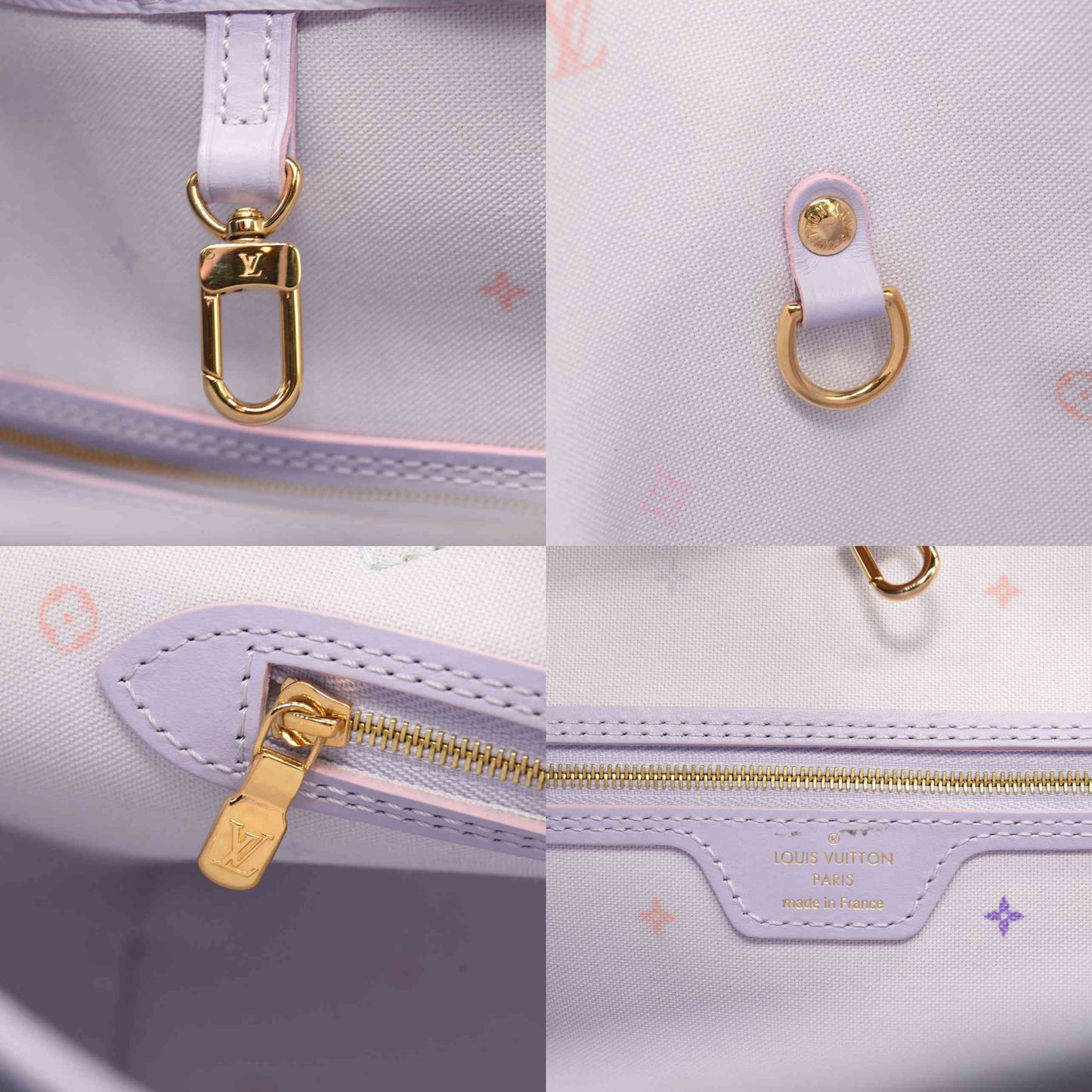 Louis Vuitton Monogram Giant Spring In The City Neverfull MM Sunrise Pastel