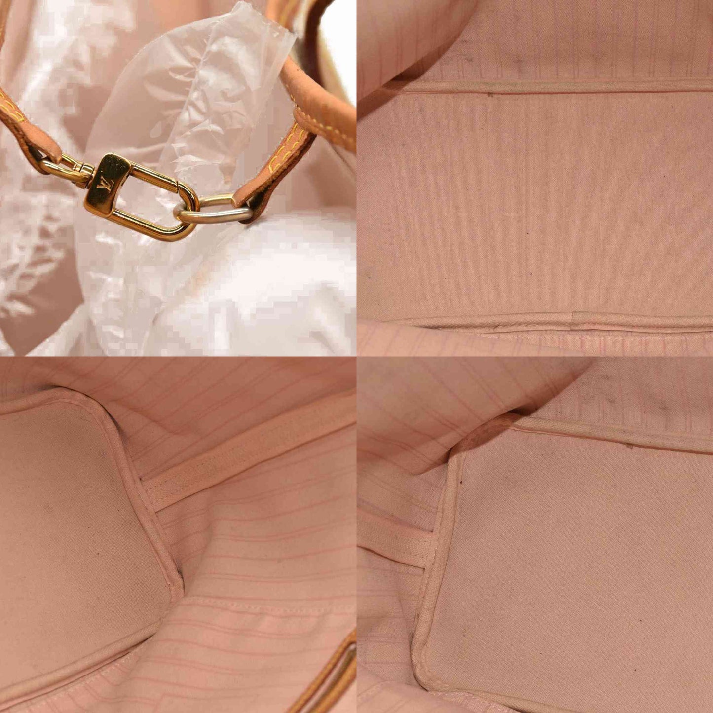 Louis Vuitton  Damier Azur Neo Neverfull MM Rose Ballerine