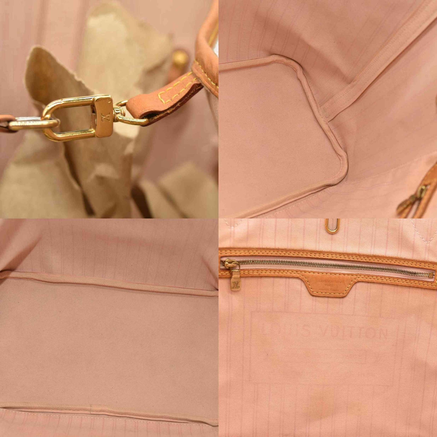 LOUIS VUITTON Damier Azur Neverfull MM