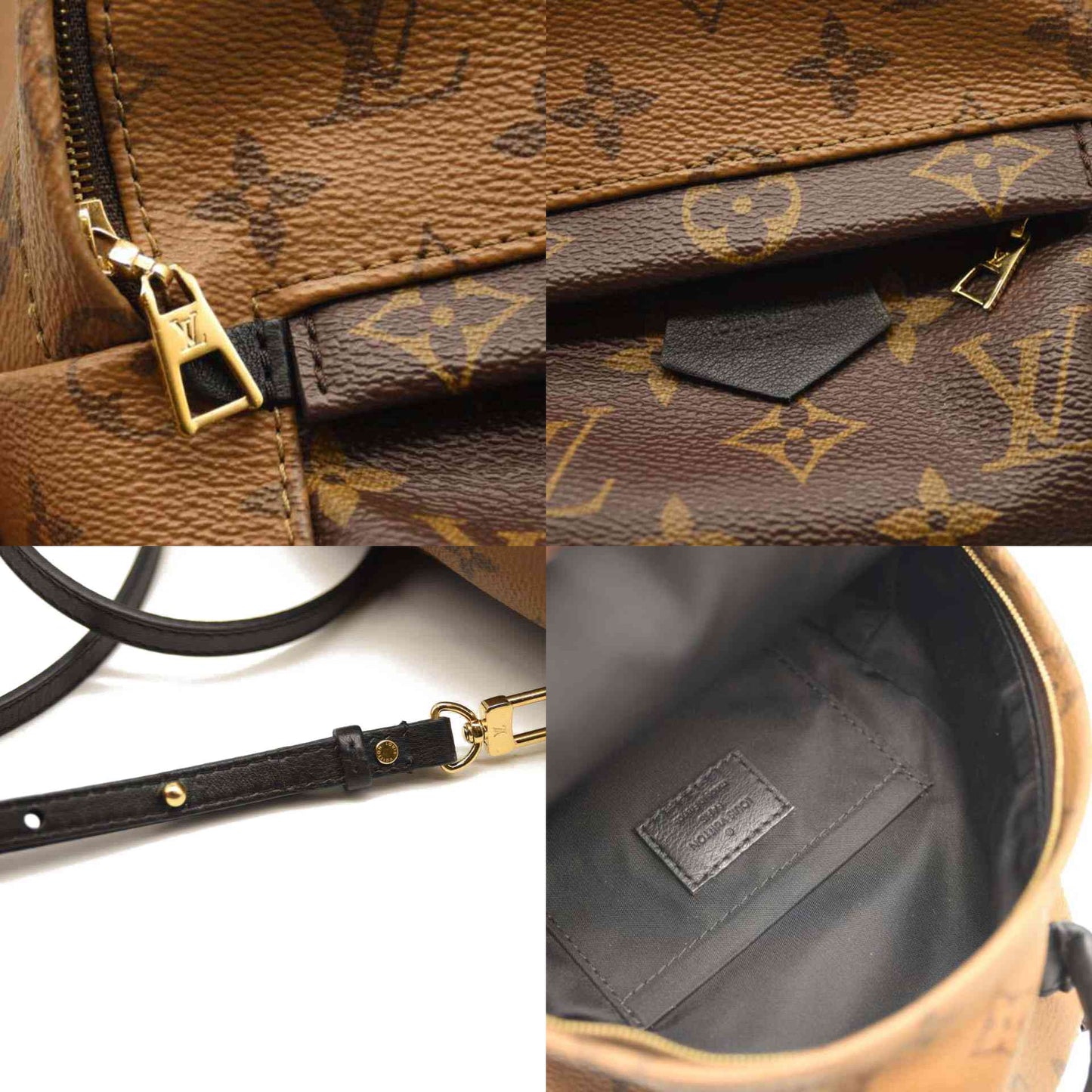 LOUIS VUITTON Reverse Monogram Palm Springs Backpack Mini FL4147