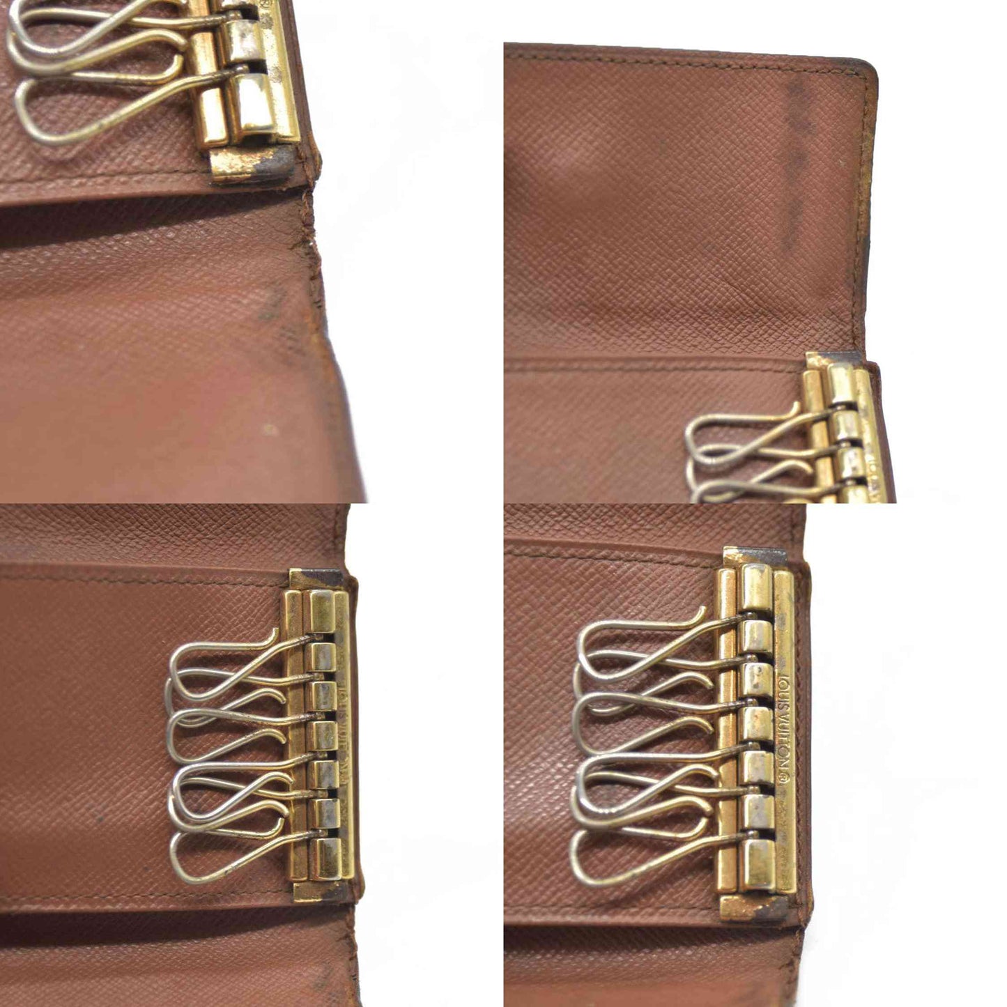 Louis Vuitton $345 Monogram Multicles 6 Ring Key Case CT0917