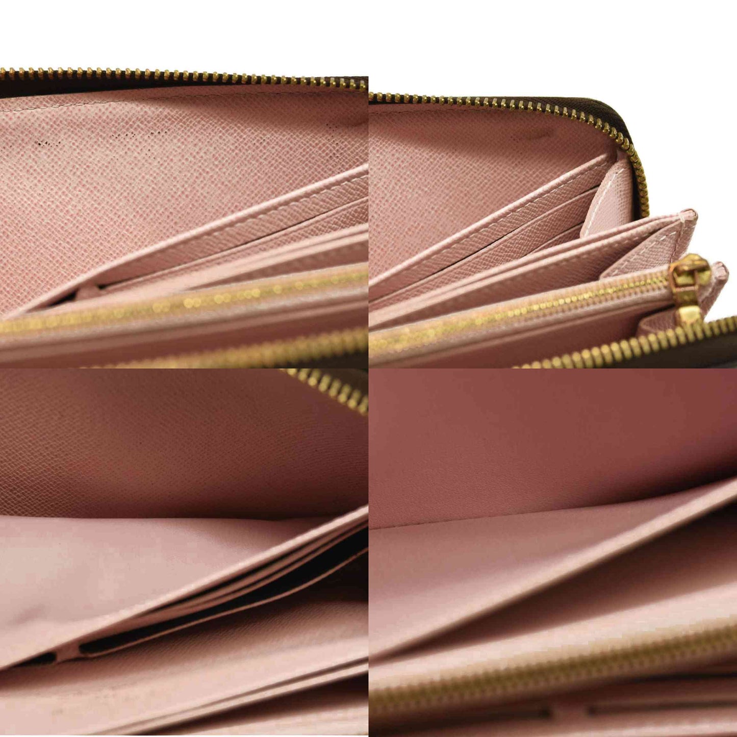 Louis Vuitton  Monogram Zippy Wallet Rose Ballerine UB3108