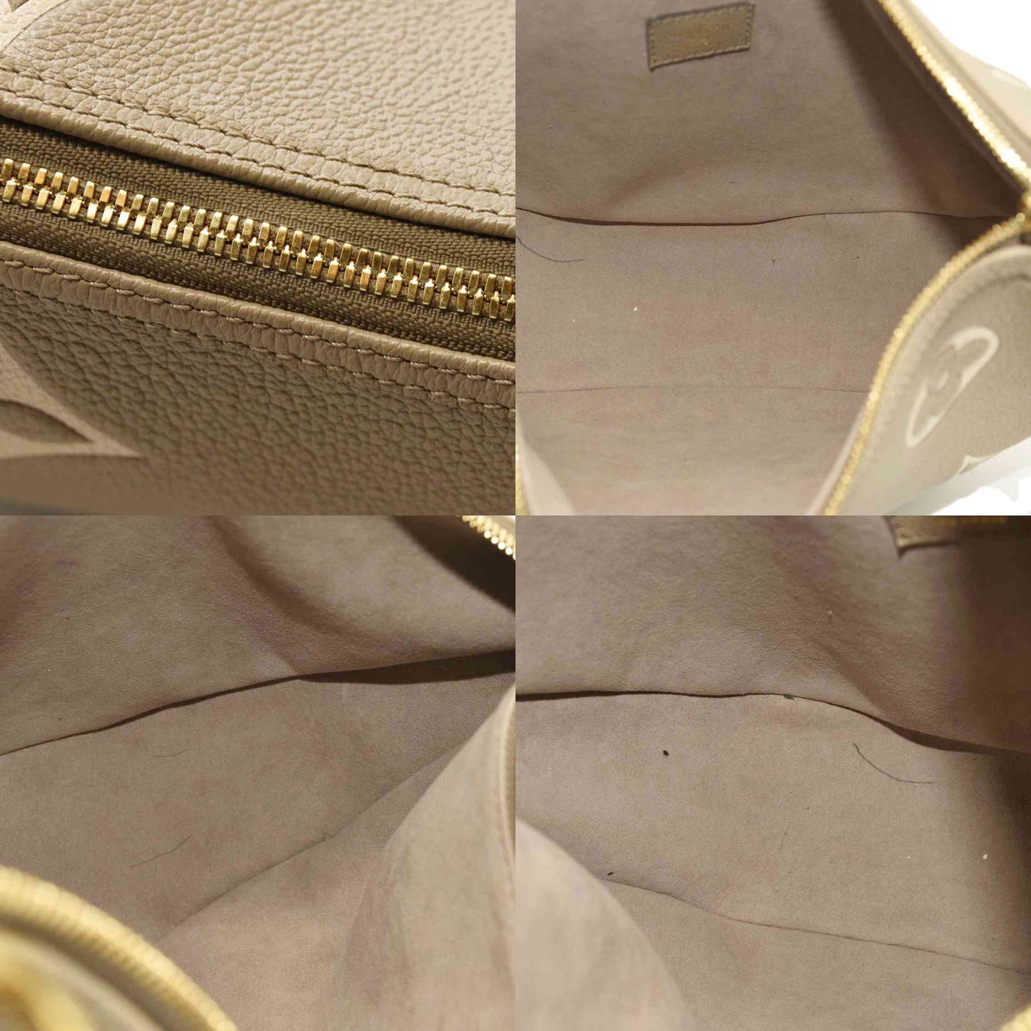 Louis Vuitton  Empreinte Monogram Giant Loop Hobo Dove Gray Cream