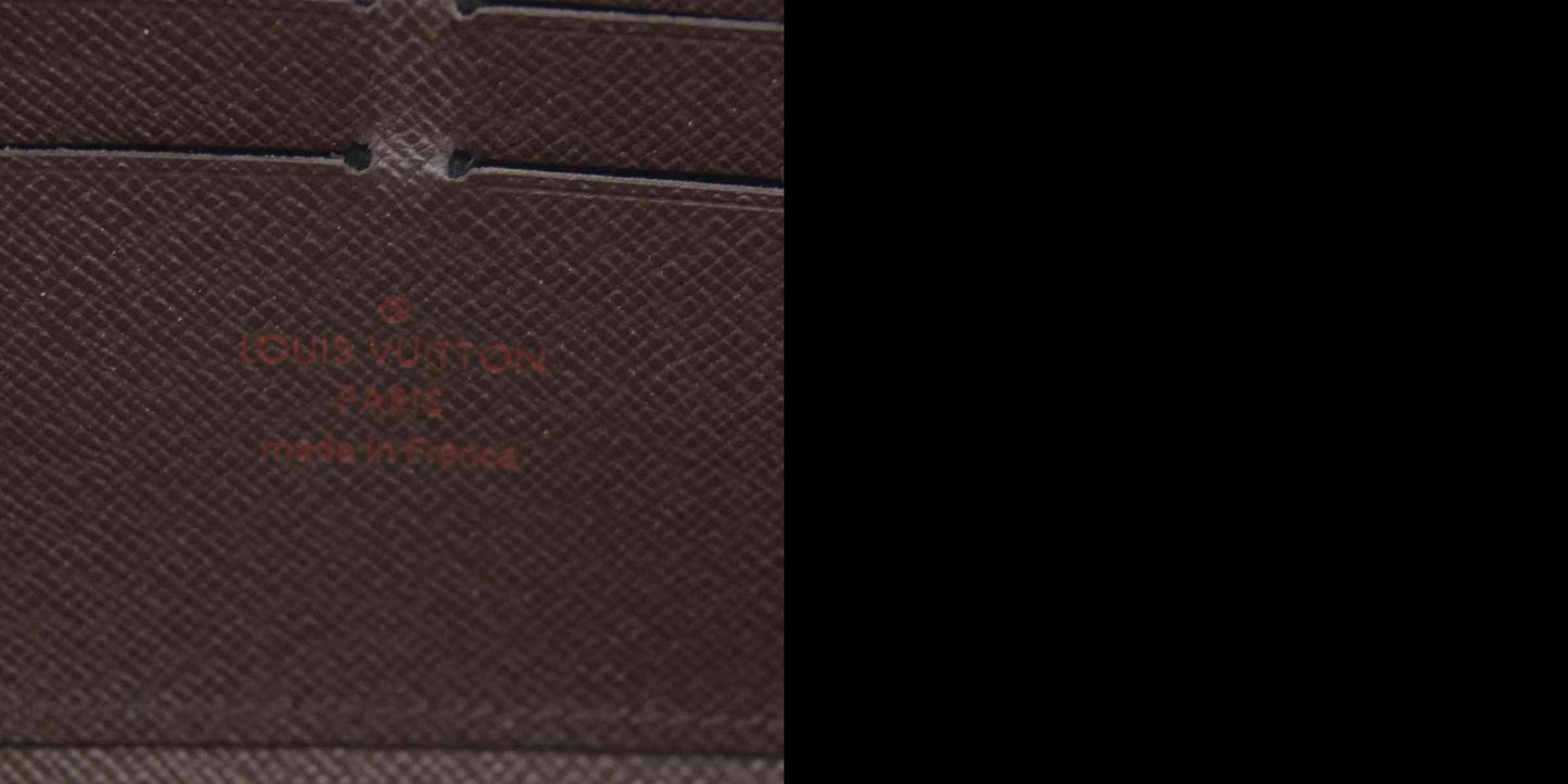 $940 Louis Vuitton Damier Ebene Zippy Wallet CONSIGNMENT