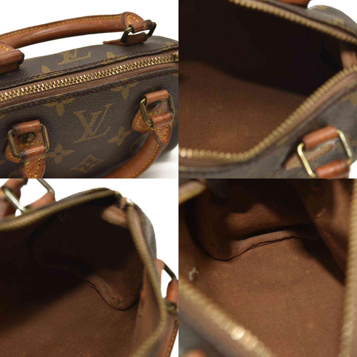 LOUIS VUITTON Monogram Mini Speedy with Strap