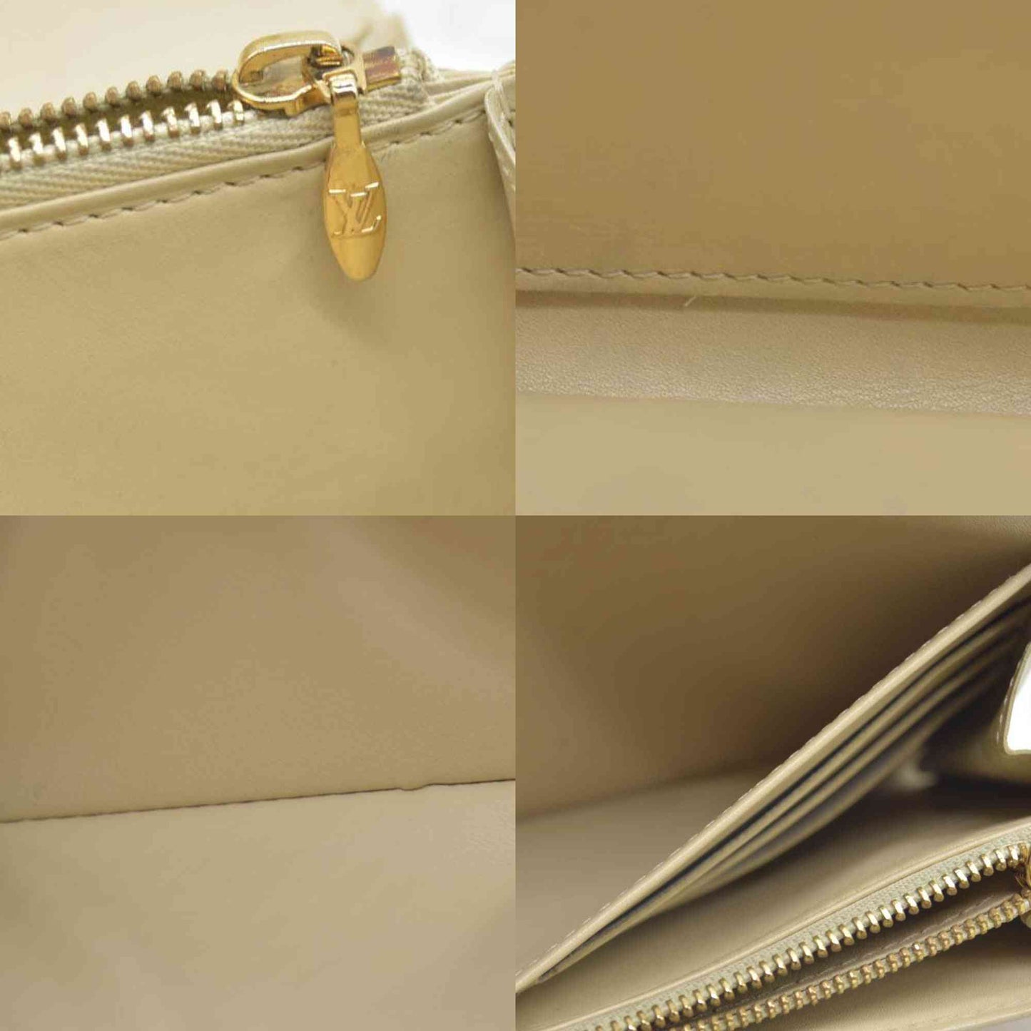 $840 Louis Vuitton Monogram Vernis Porte Feuille Sarah Long Bifold Wallet TN4180