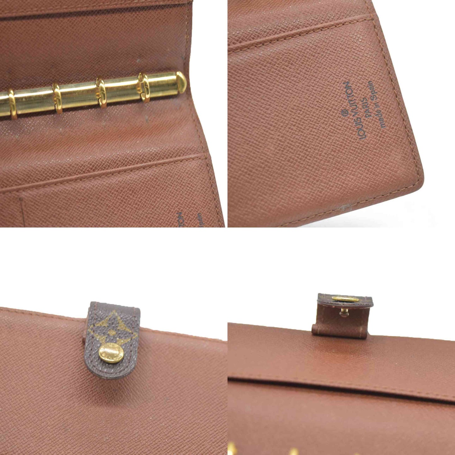 Louis Vuitton Monogram Agenda PM Notebook Cover Brown CA0949