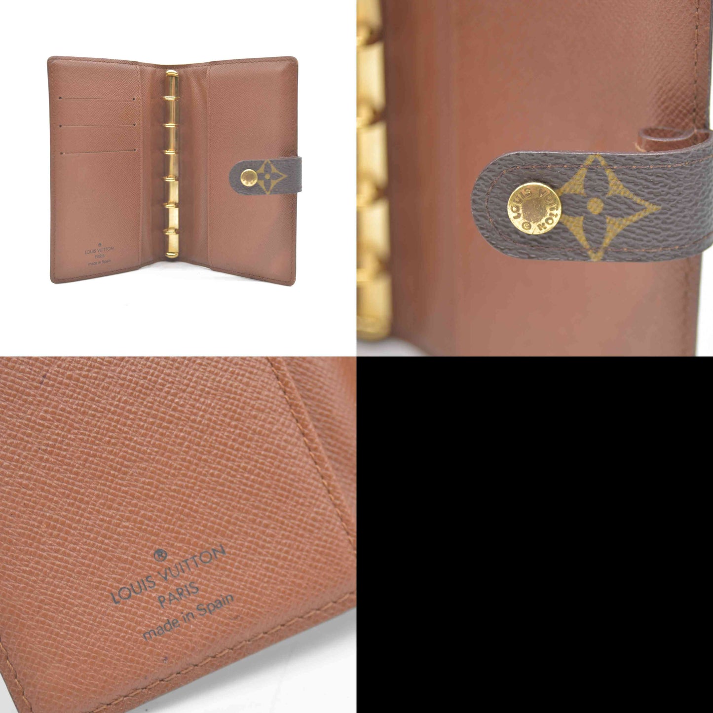 Louis Vuitton Monogram Agenda PM Notebook Cover Brown CA1907