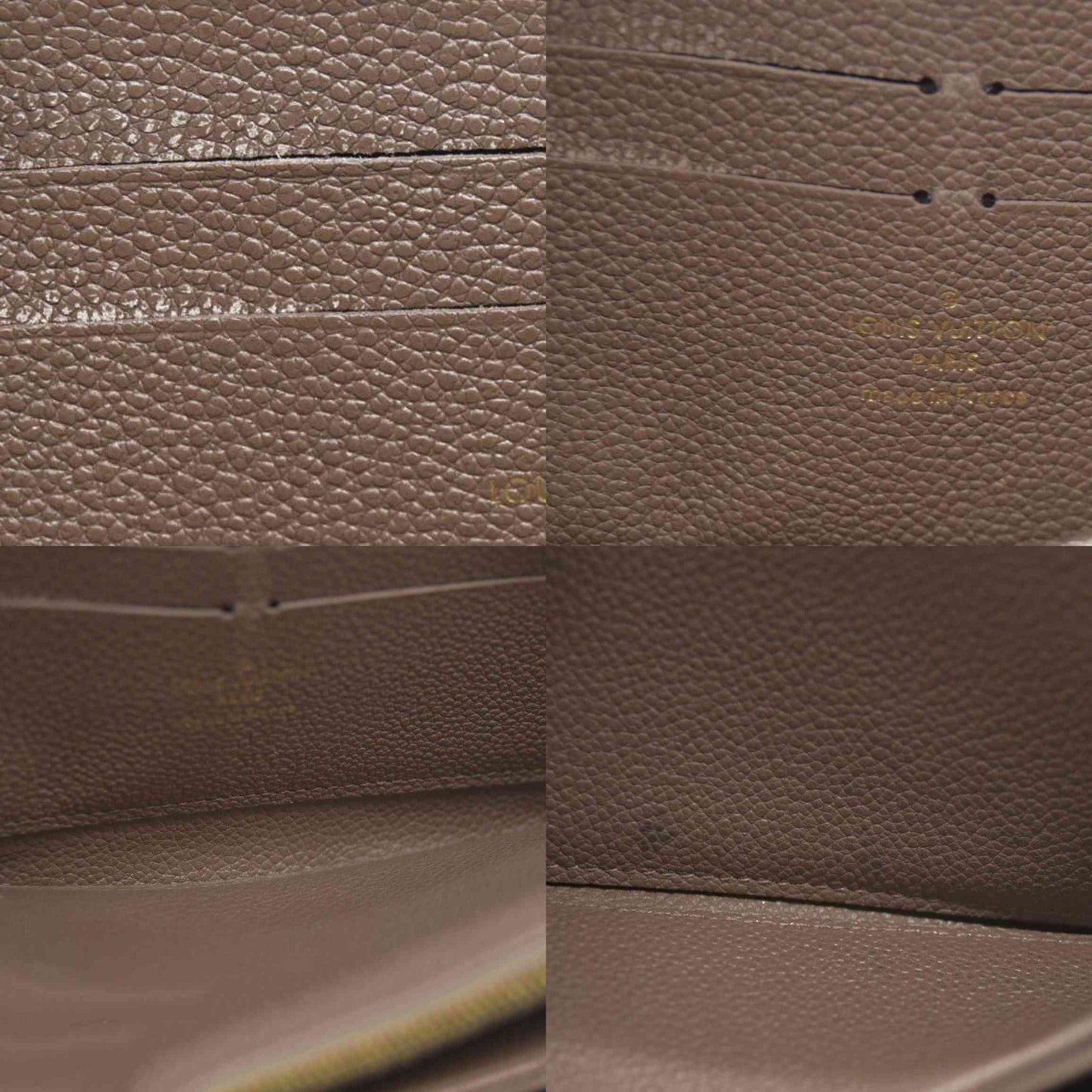 Louis Vuitton Monogram Empreinte Leather Zippy Zip Around Long Wallet SP2185