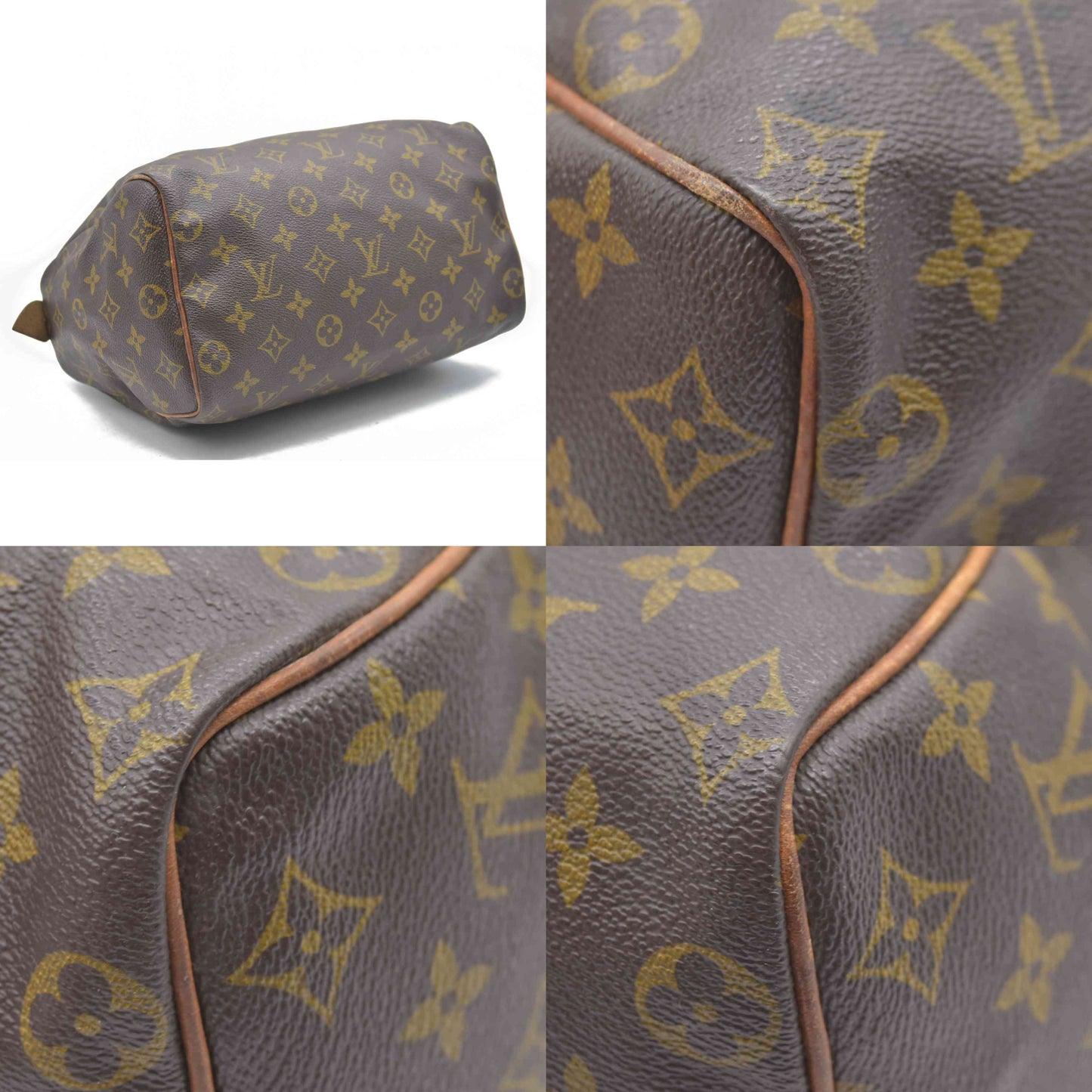$1600 Louis Vuitton LV Monogram Speedy 25 MI864 1986