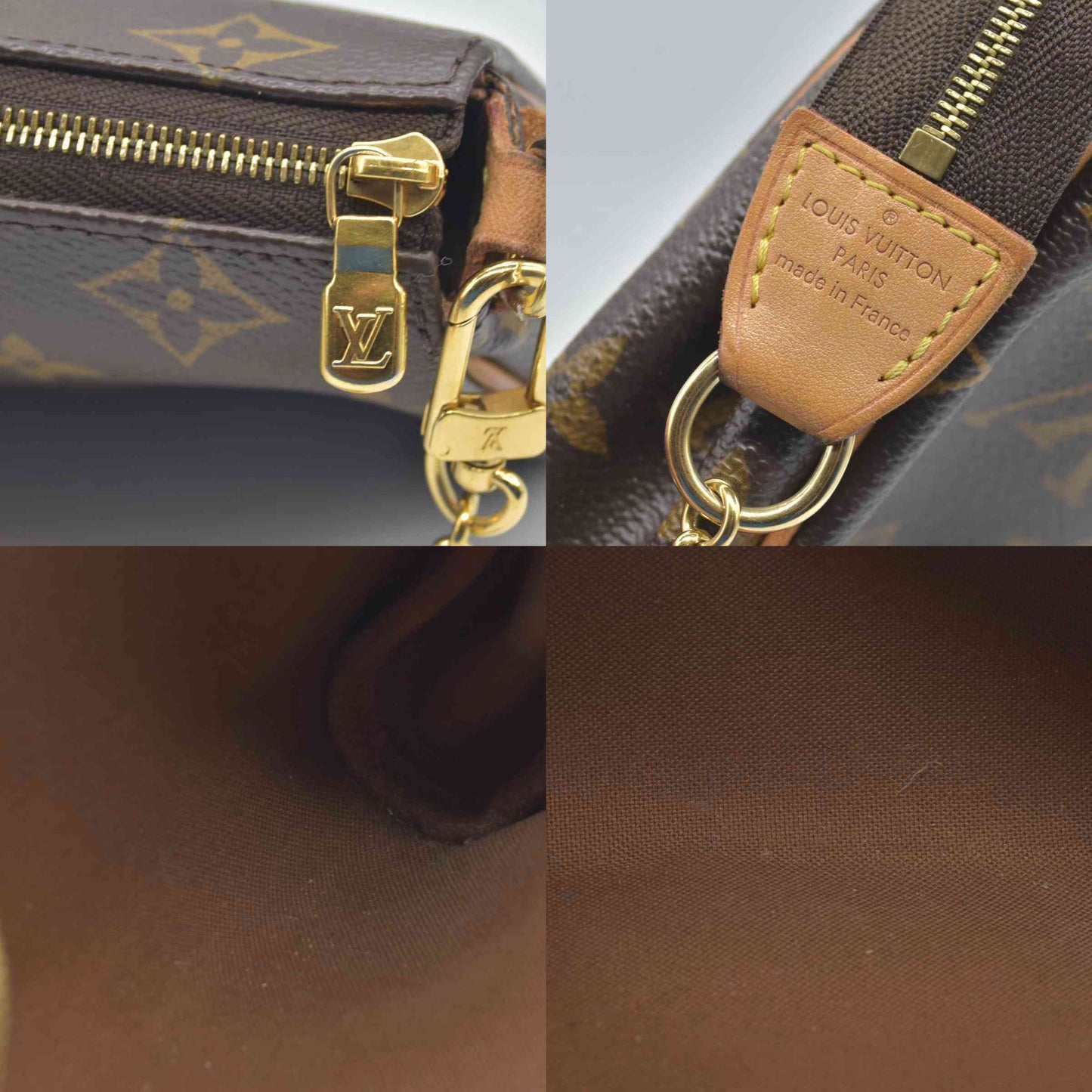 $1450 2009 Louis Vuitton LV Monogram Eva Pochette AA1079 CONSIGNMENT