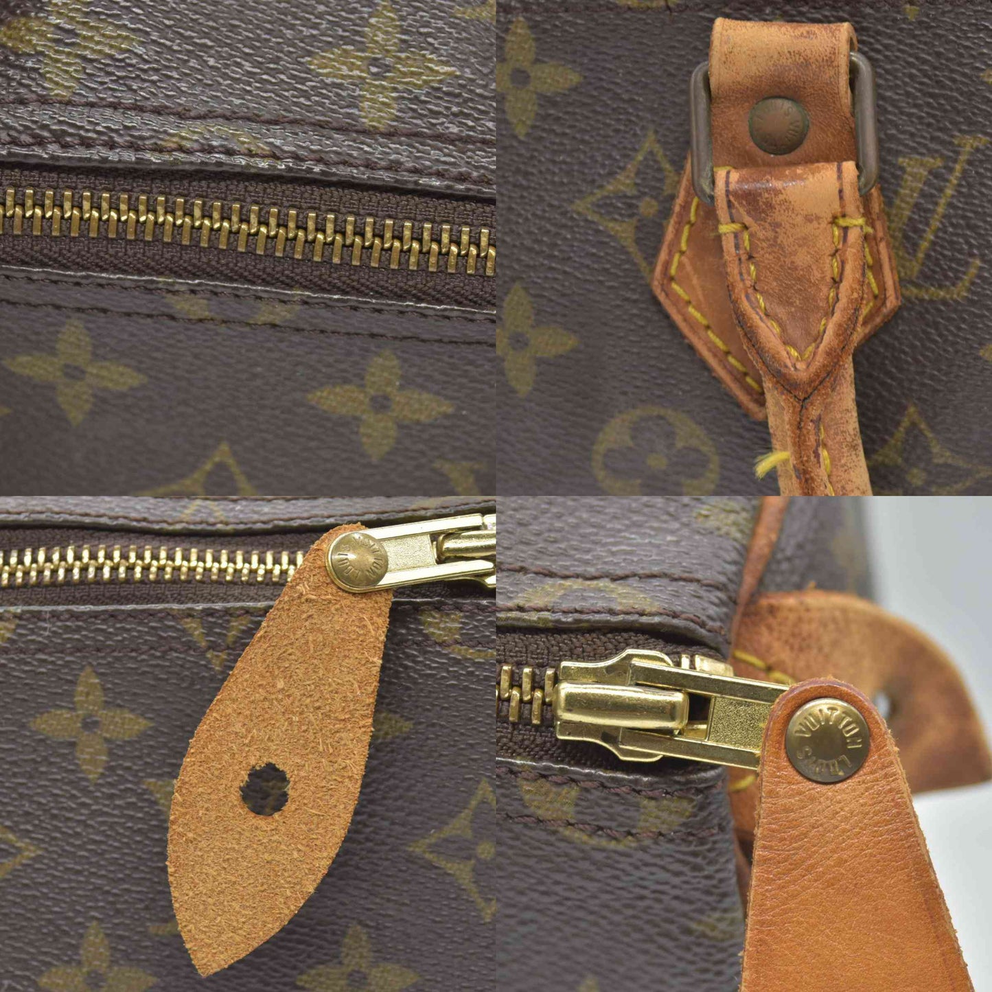 $1700 1985 Louis Vuitton Monogram Speedy 35 MB852