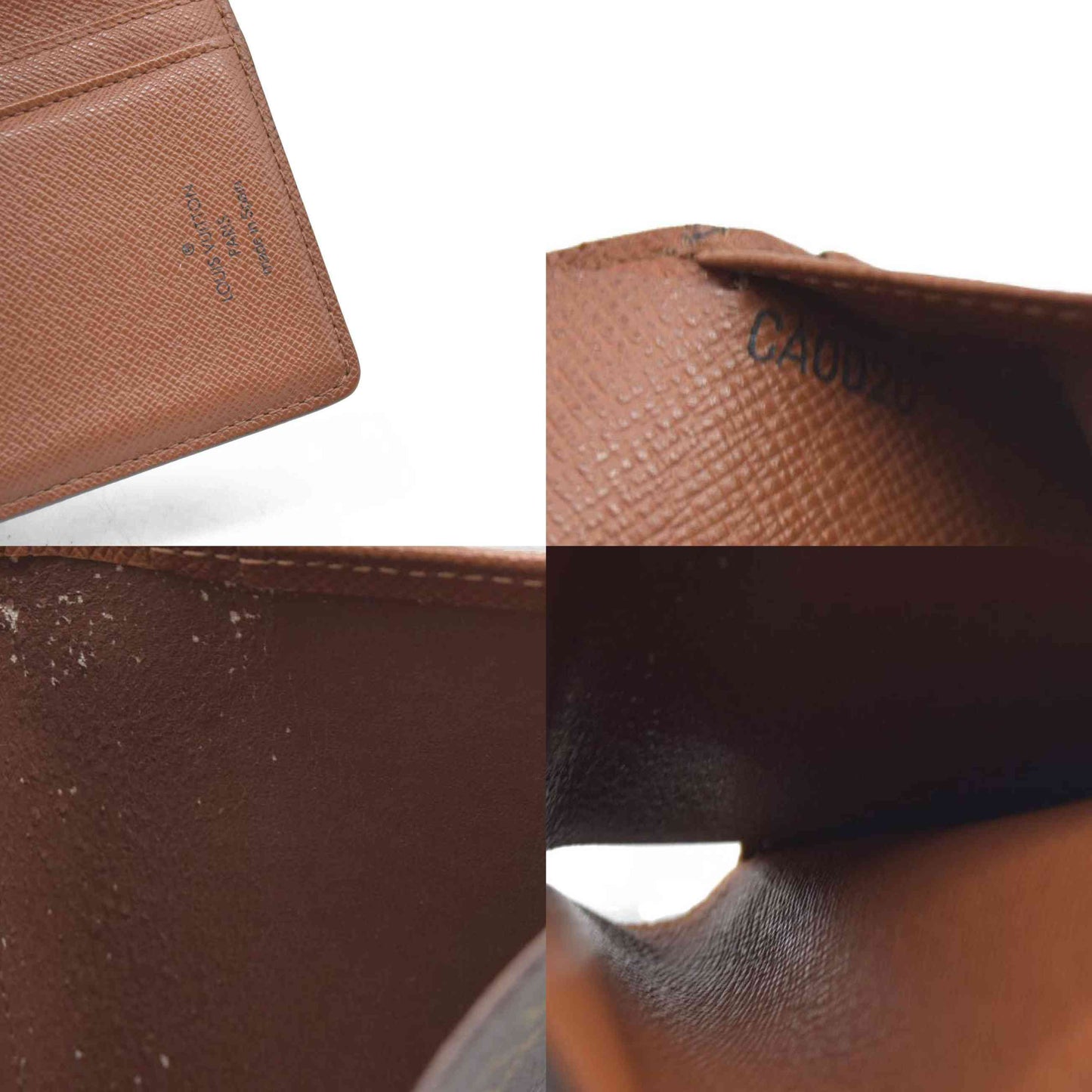 LOUIS VUITTON Monogram Porte Monnaie Billets Viennois Wallet CA0020