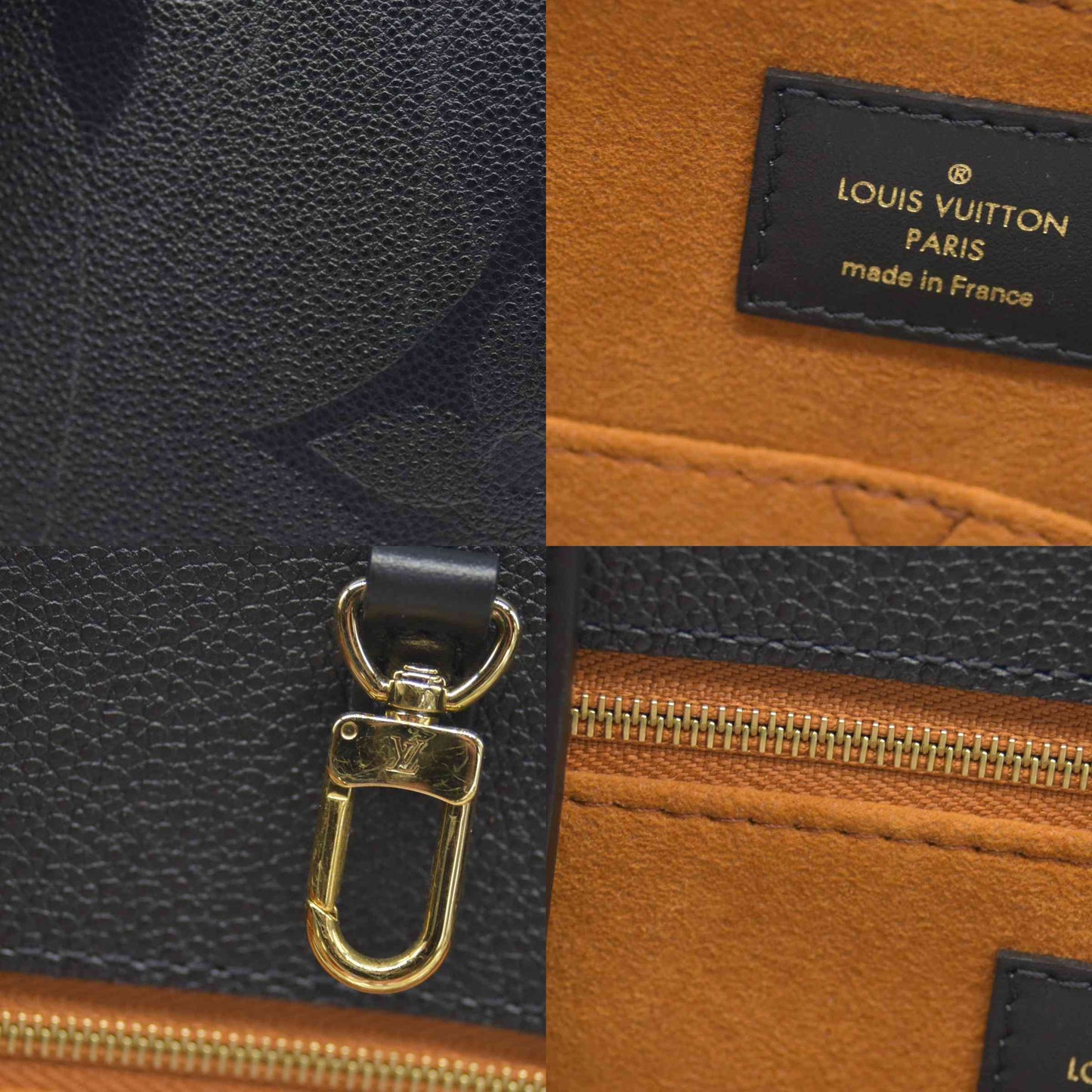 $3650 Louis Vuitton  LV Monogram OnTheGo GM Black