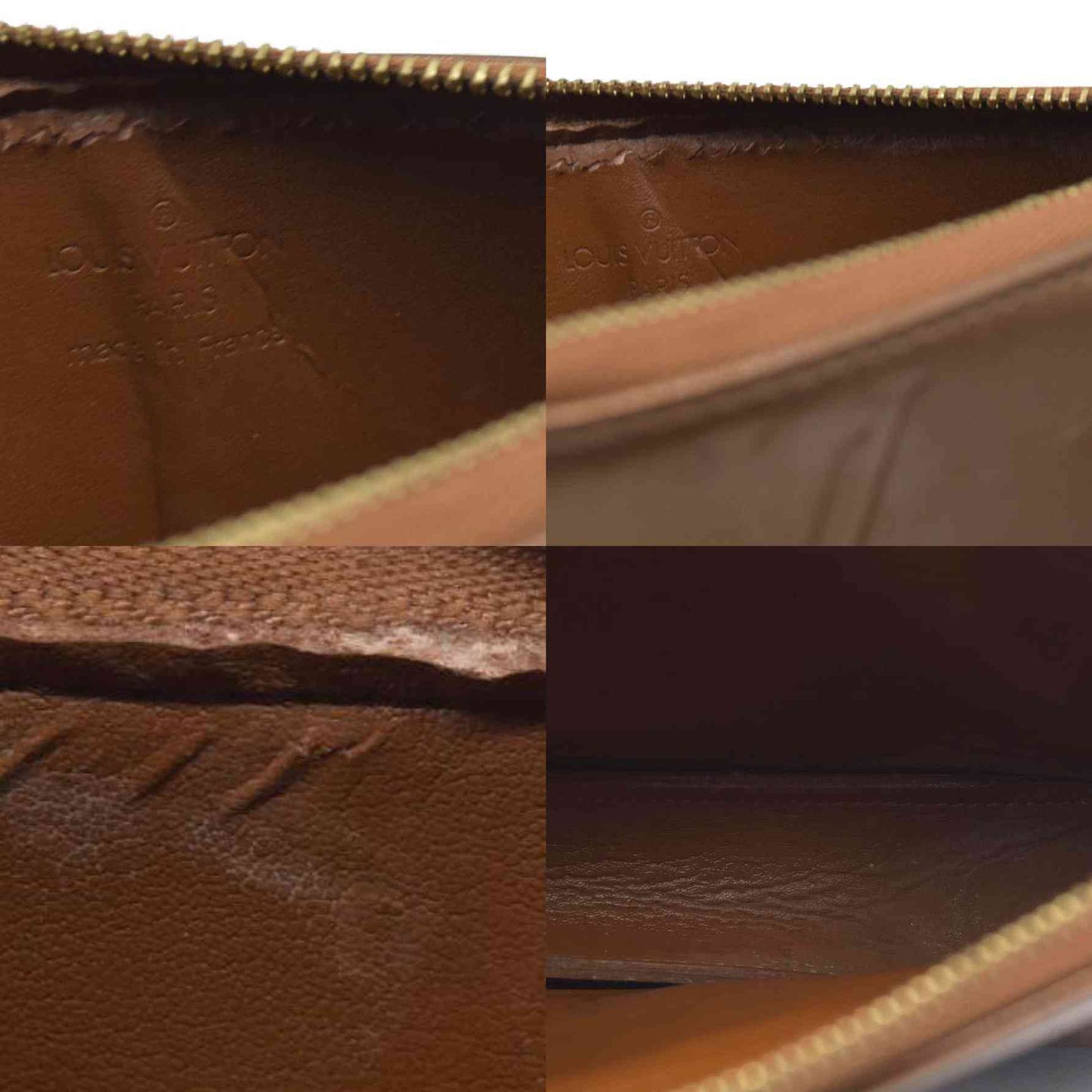 $740 Louis Vuitton  Vernis Lexington Pochette Noisette