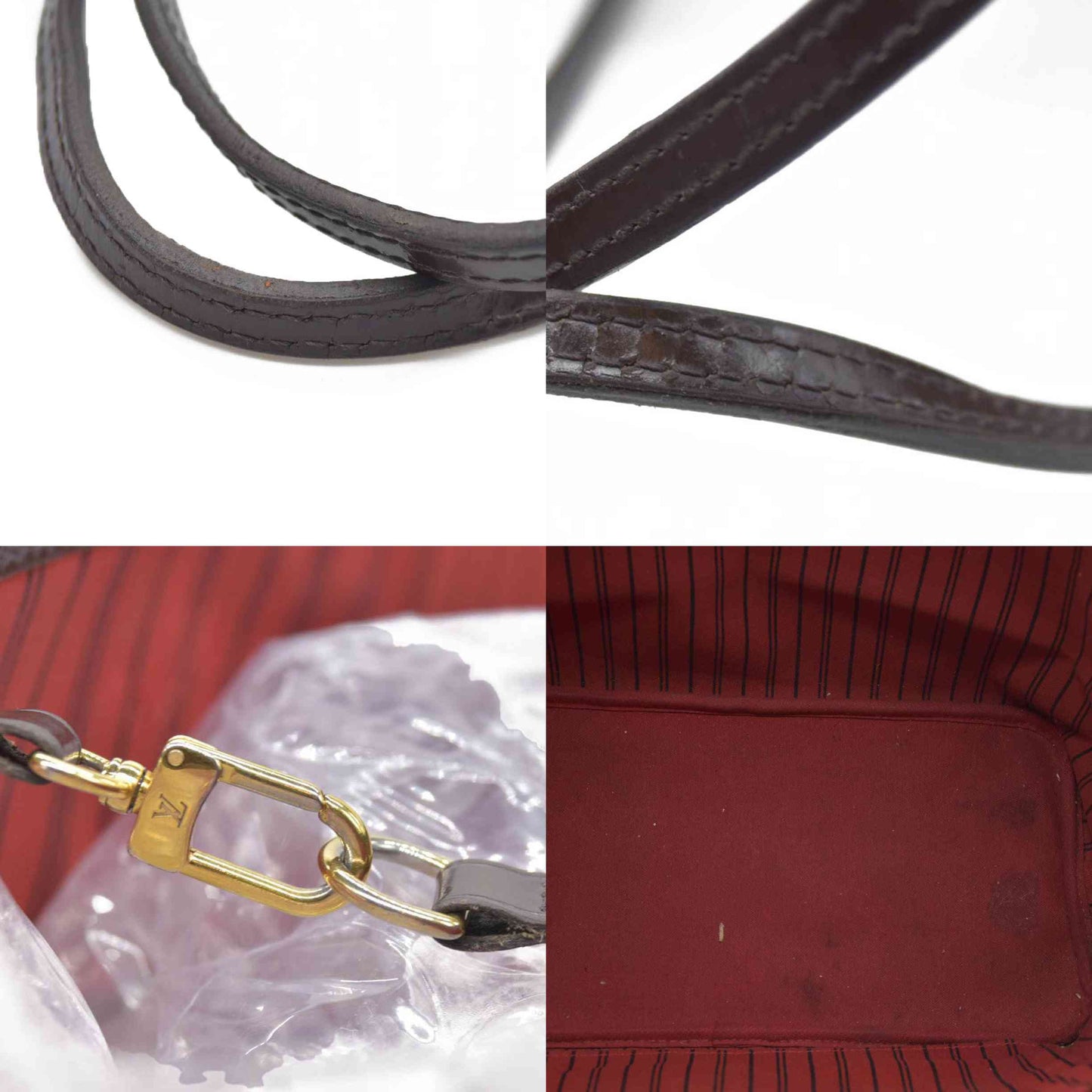 $2170 Louis Vuitton Damier Ebene Neverfull AR2260