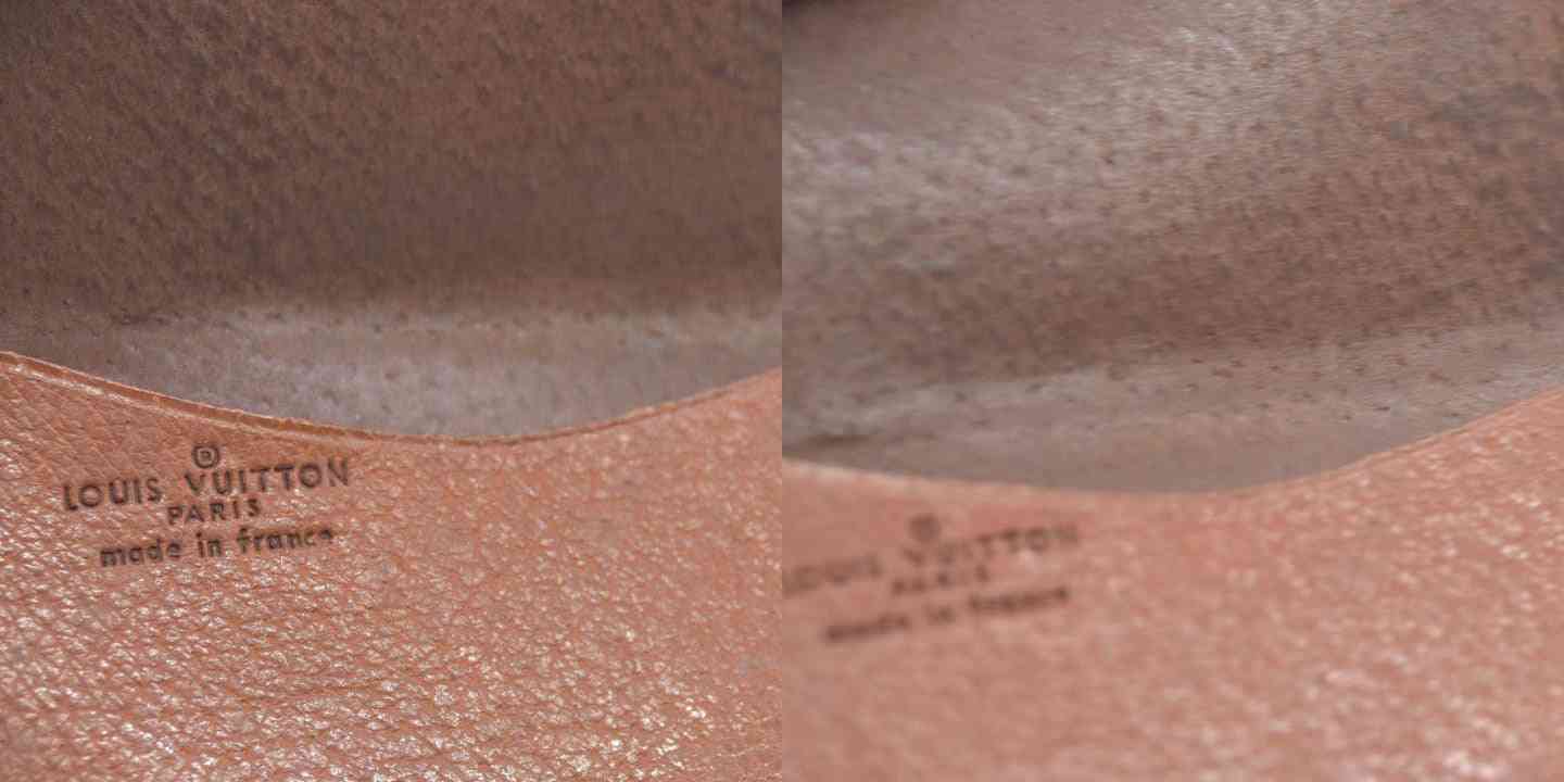 Louis Vuitton Monogram Porte Monnaie Gousset Coin Purse wallet Brown