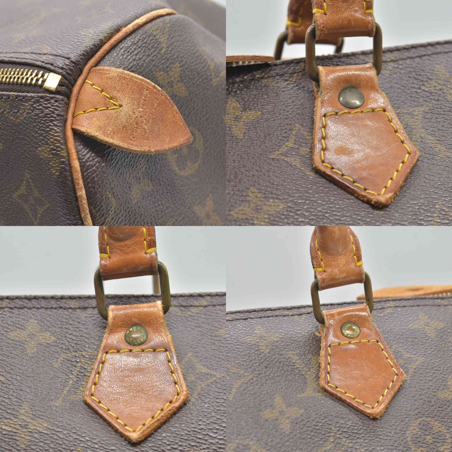 $1700 1982 Louis Vuitton Monogram Speedy 35 823