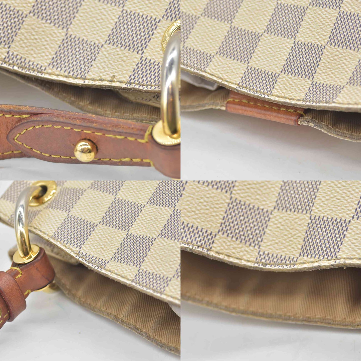 $1990 2018 Louis Vuitton  Damier Azur Graceful PM MI1128