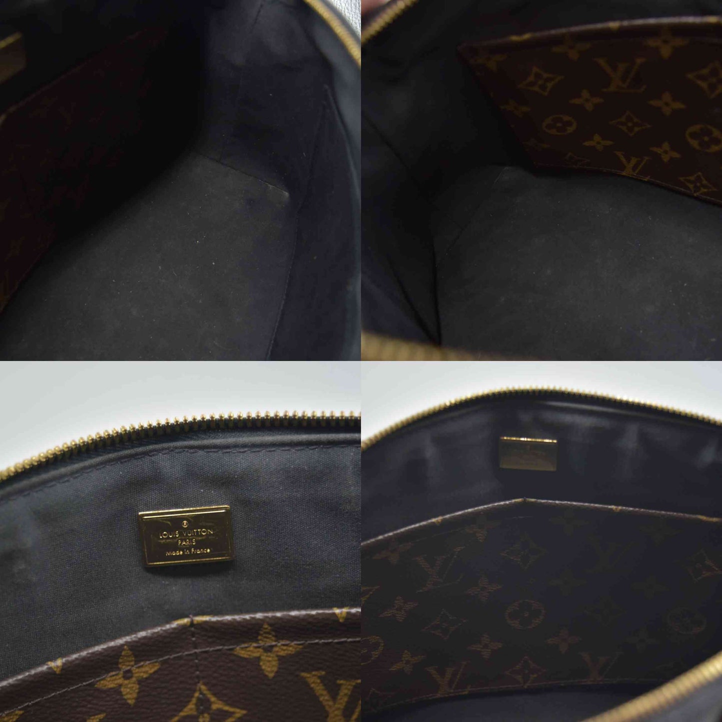 $2270 2018 Louis Vuitton Patent Calfskin Miroir Tote Black SN0188