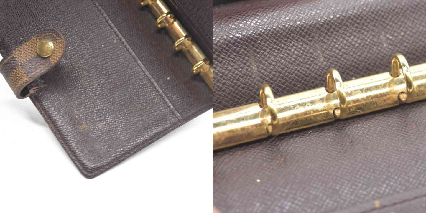 Louis Vuitton Damier Agenda PM Notebook Cover Brown CA0979