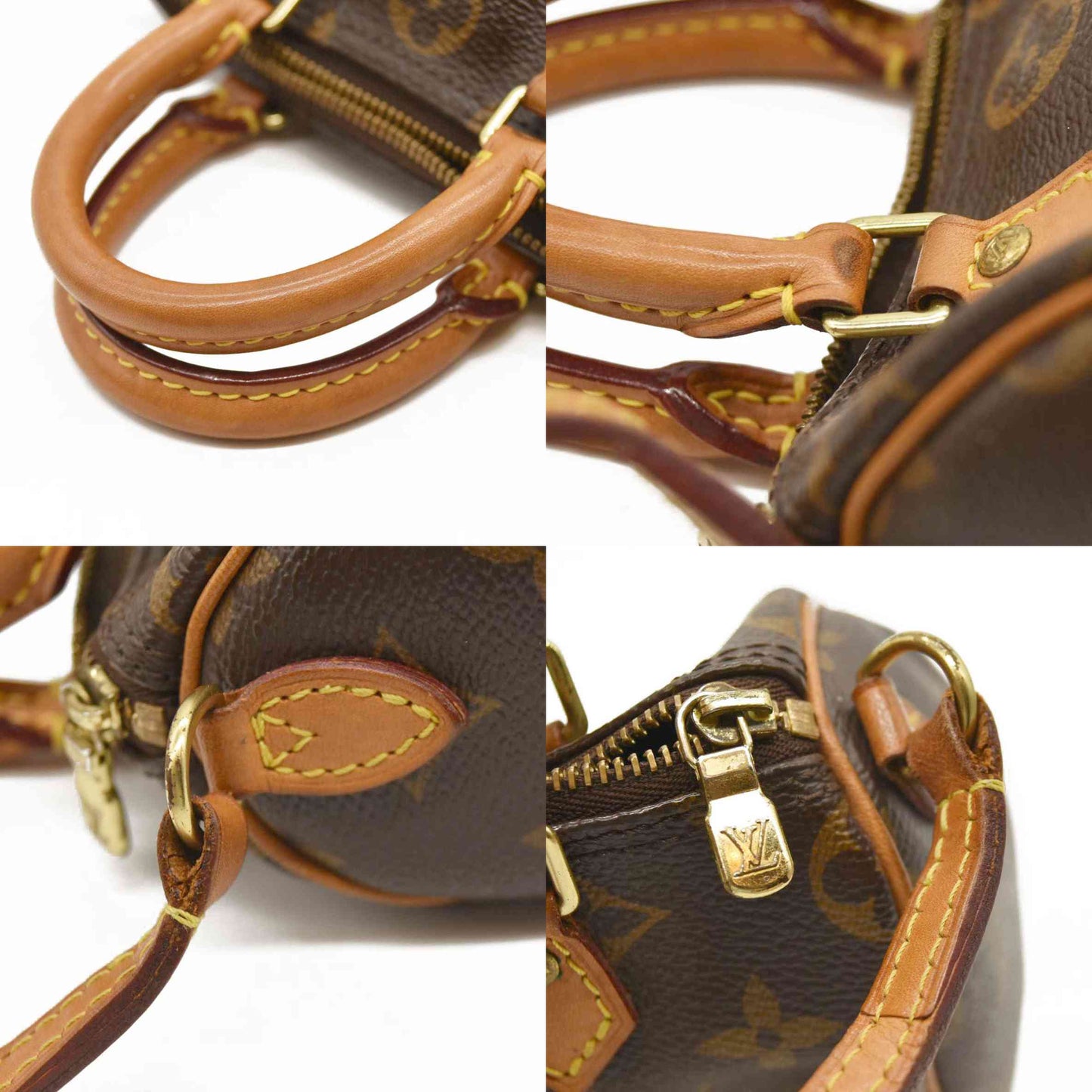 LOUIS VUITTON Monogram Nano Speedy TR2196