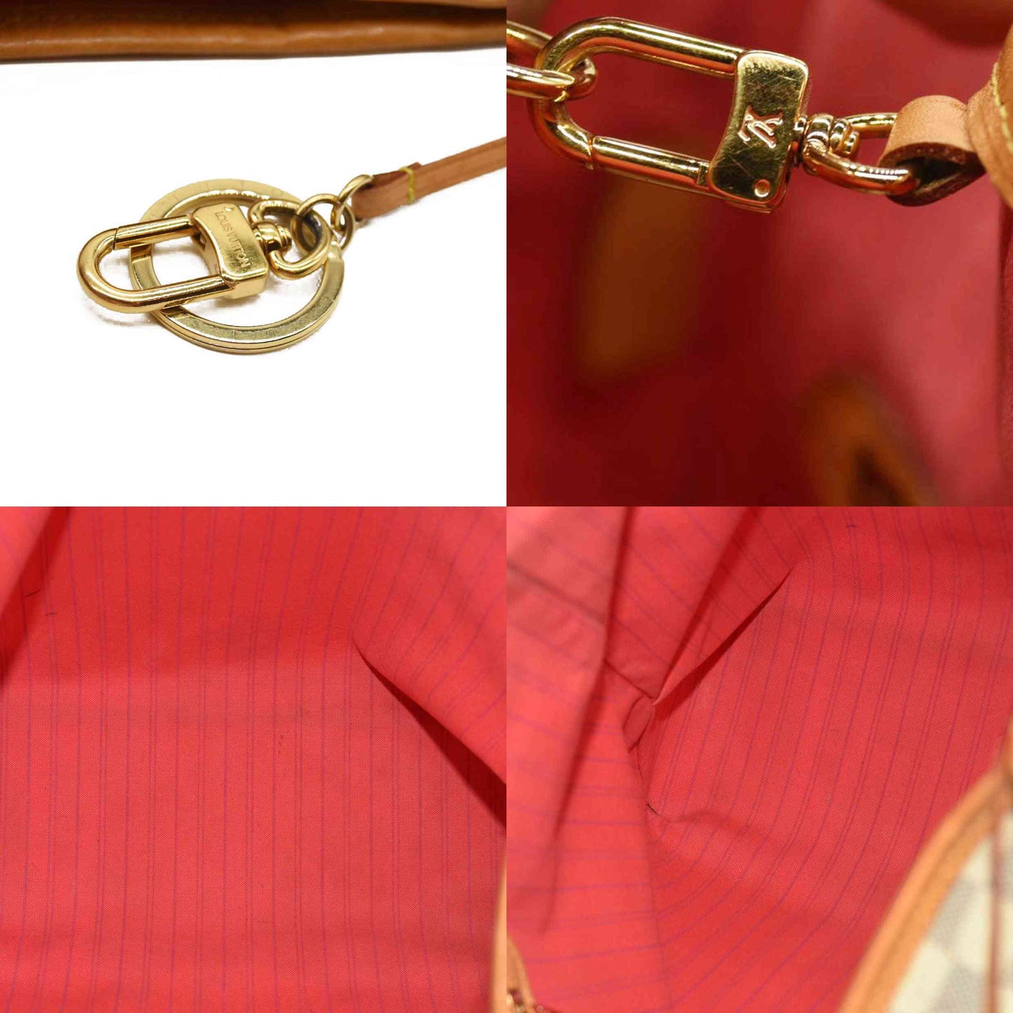 Louis Vuitton  Damier Azur Delightful MM Pink