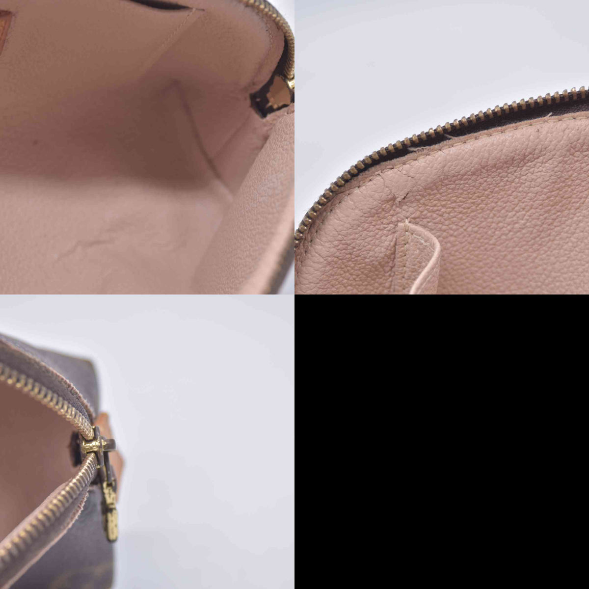 $625 2000 LOUIS VUITTON Monogram Cosmetic Pouch CA1010
