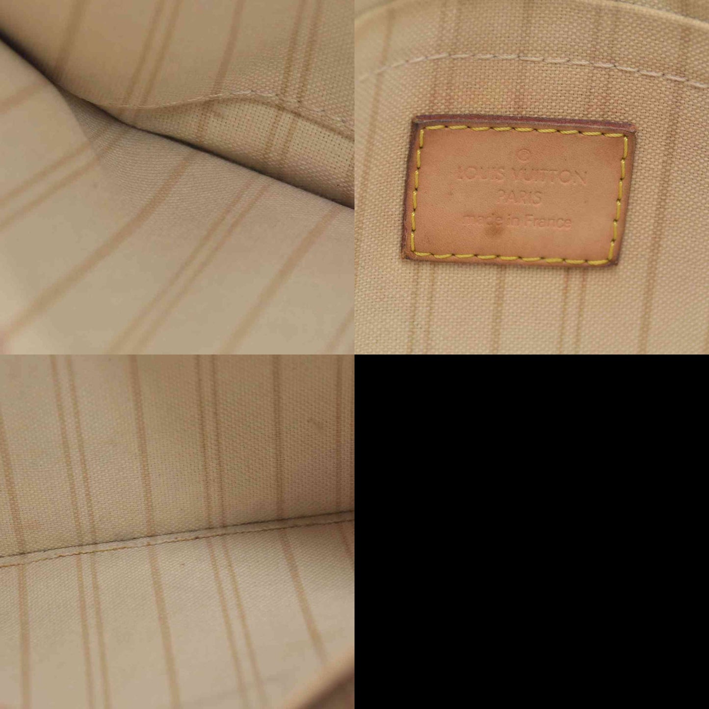 $600 Louis Vuitton Damier Azur Neverfull GM MM Tote Pochette SA1144