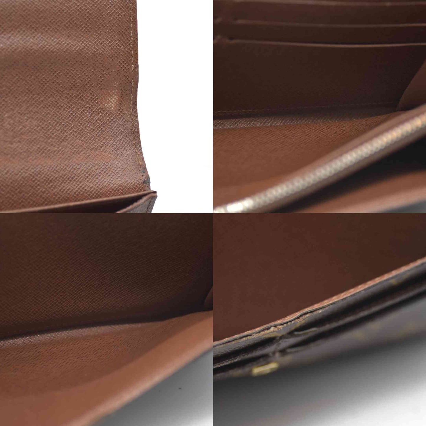 Louis Vuitton  $720 Monogram Portefeiulle Sarah Long Bifold Wallet CA2192