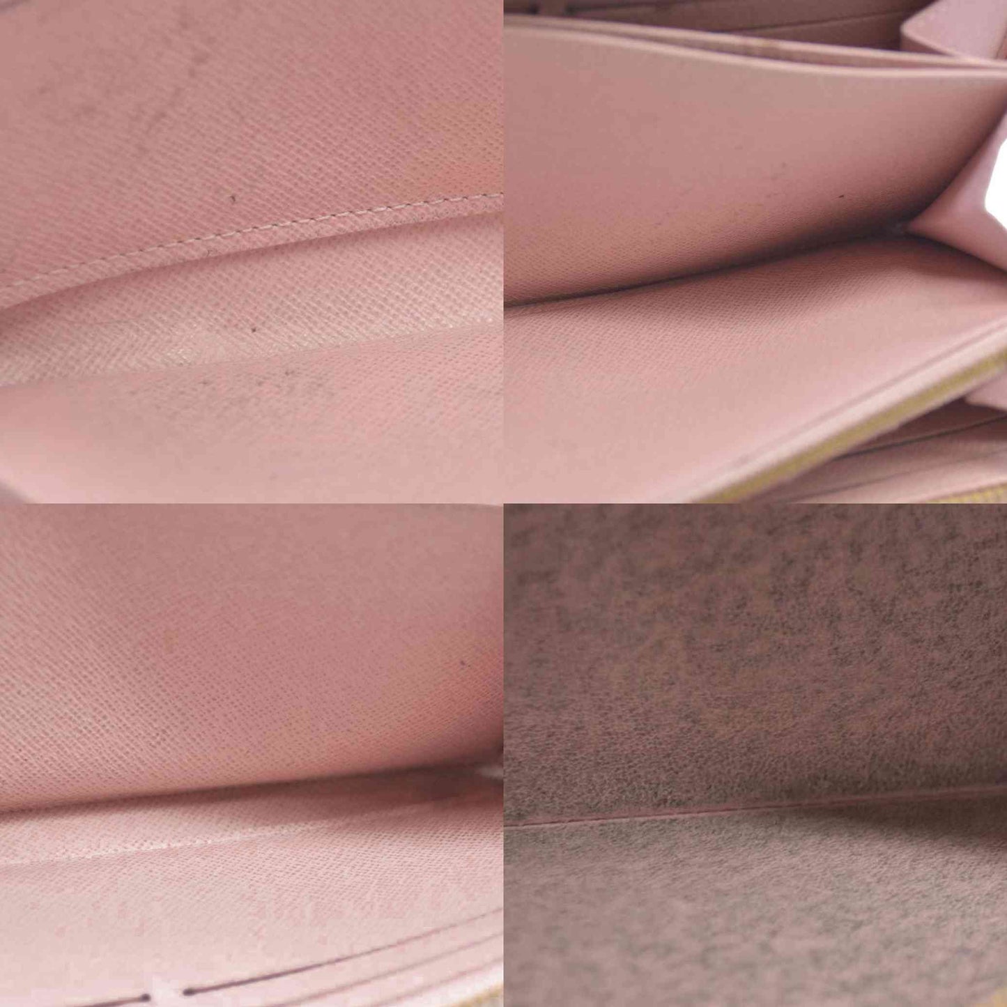 Louis Vuitton Damier Azur Zippy Wallet Rose Ballerine GI0173