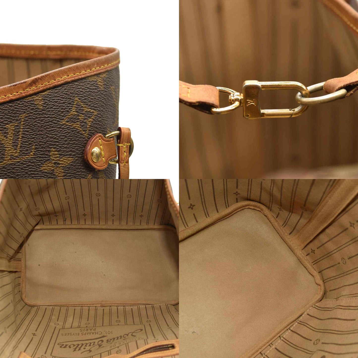 LOUIS VUITTON Monogram Neverfull MM MB1150