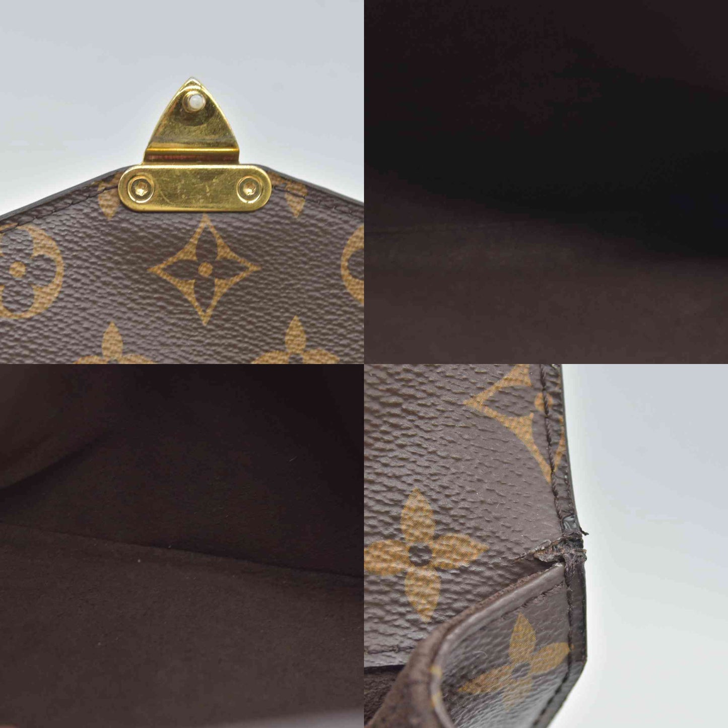 $2750 Louis Vuitton  Monogram Pochette Metis PL1138