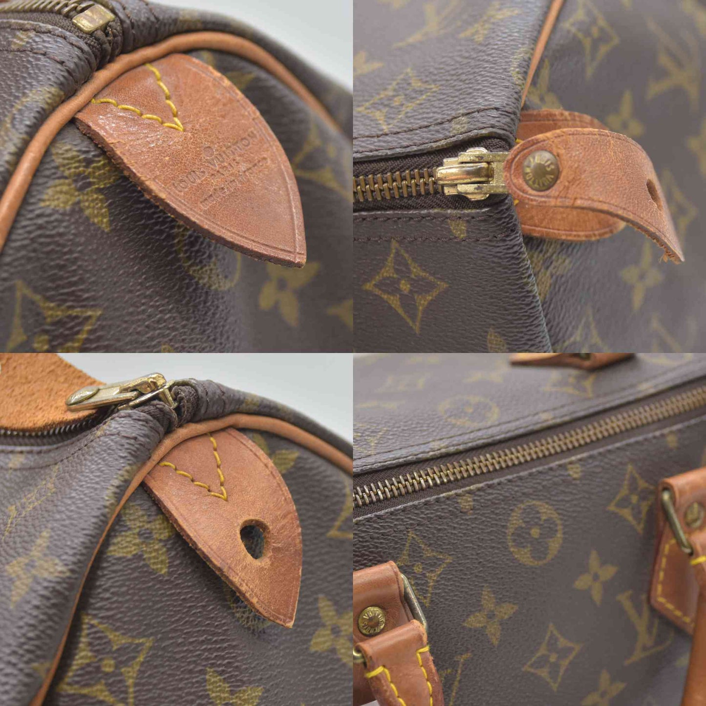 Louis Vuitton LV Hand Bag Speedy 30 Brown Monogram  VI871