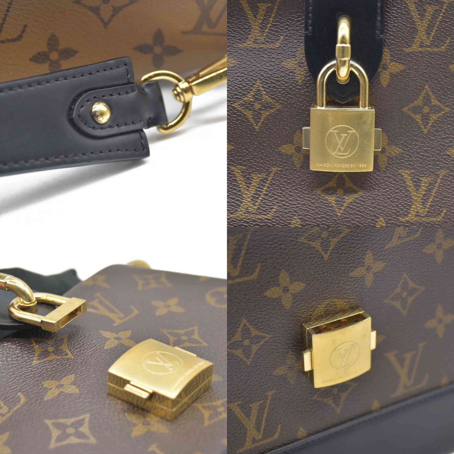 Louis Vuitton  Reverse Monogram Bento Box EW