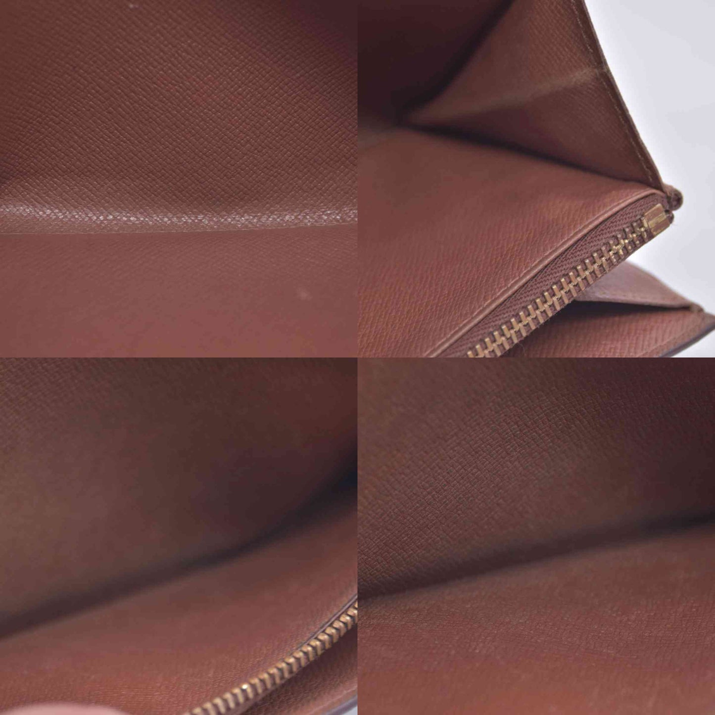 $800 1998 Louis Vuitton Monogram Portefeiulle Sarah Long Bifold Wallet Brown CONSIGNMENT TH0978