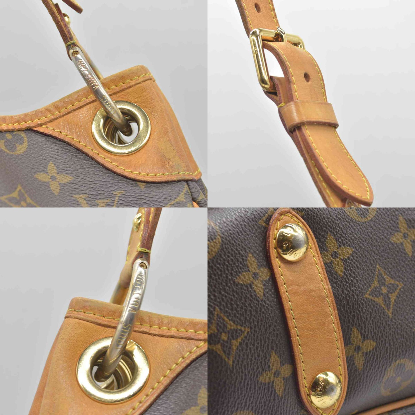 $1800 2008 Louis Vuitton Galliera PM Monogram MI1088