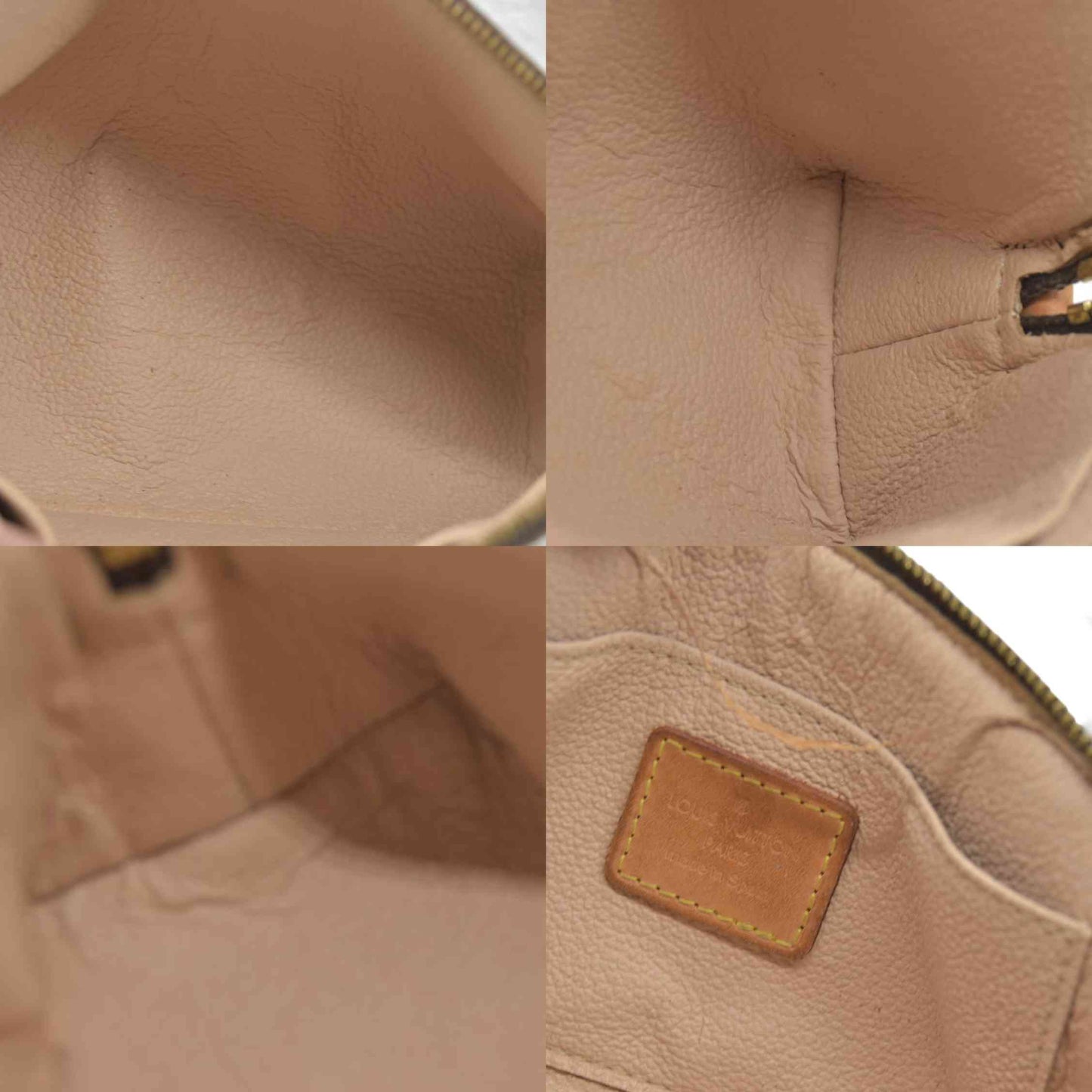 $600 Louis Vuitton Monogram Cosmetic Pouch CA0061 2001 USED