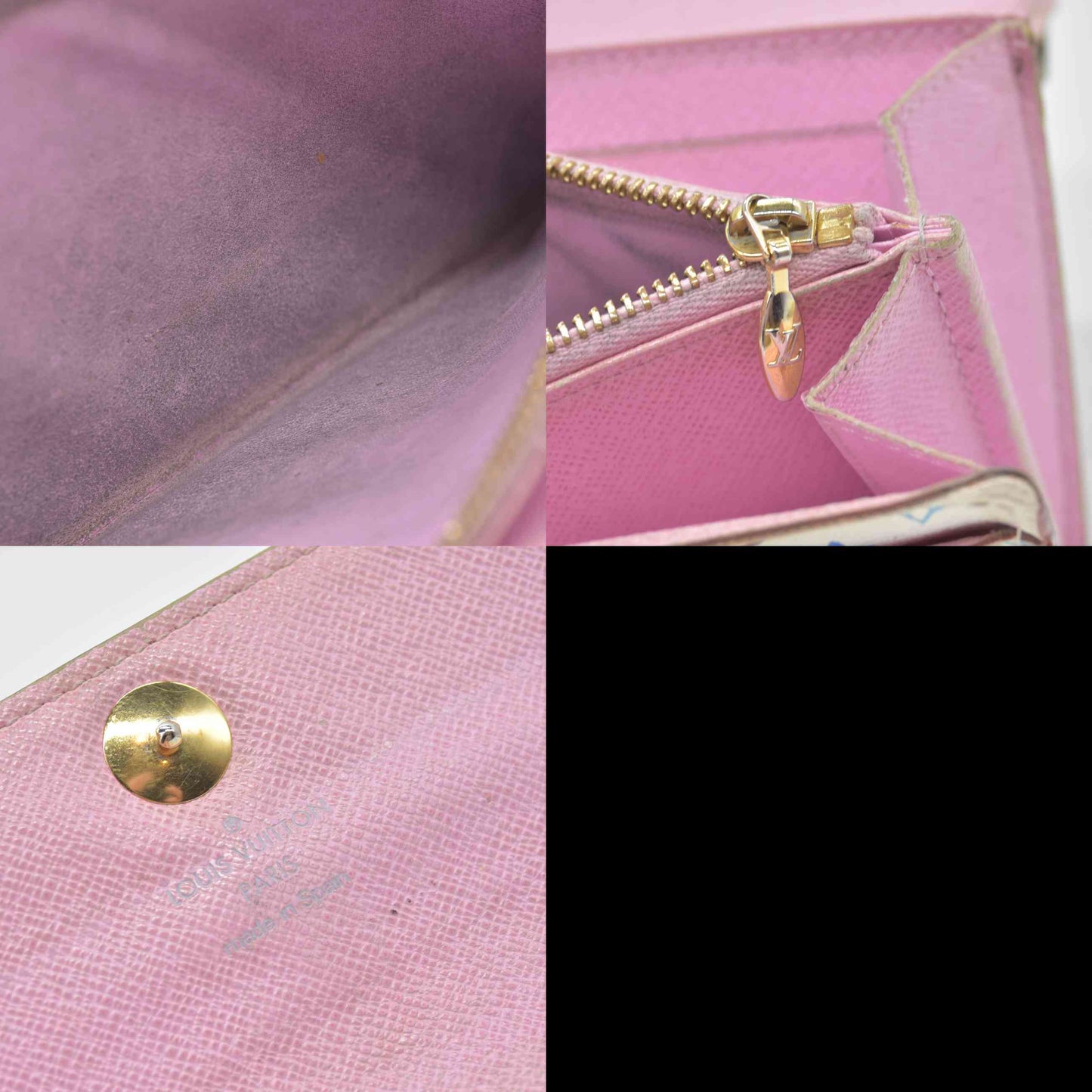 $850 2012 Louis Vuitton Monogram Multicolor Sarah Long Wallet CA2162