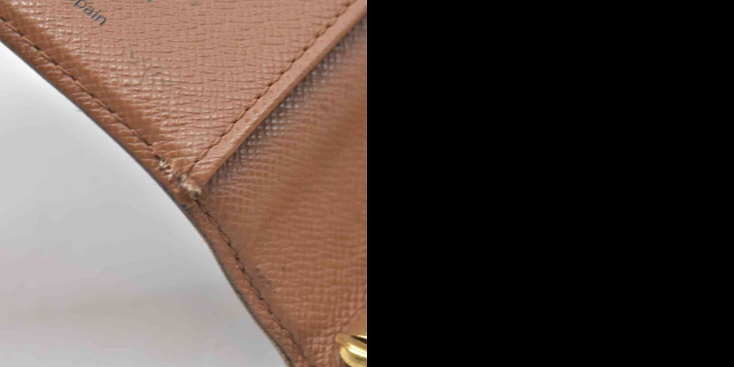 $815 2003 Louis Vuitton Monogram Porte Papier Zippe Wallet SP0083