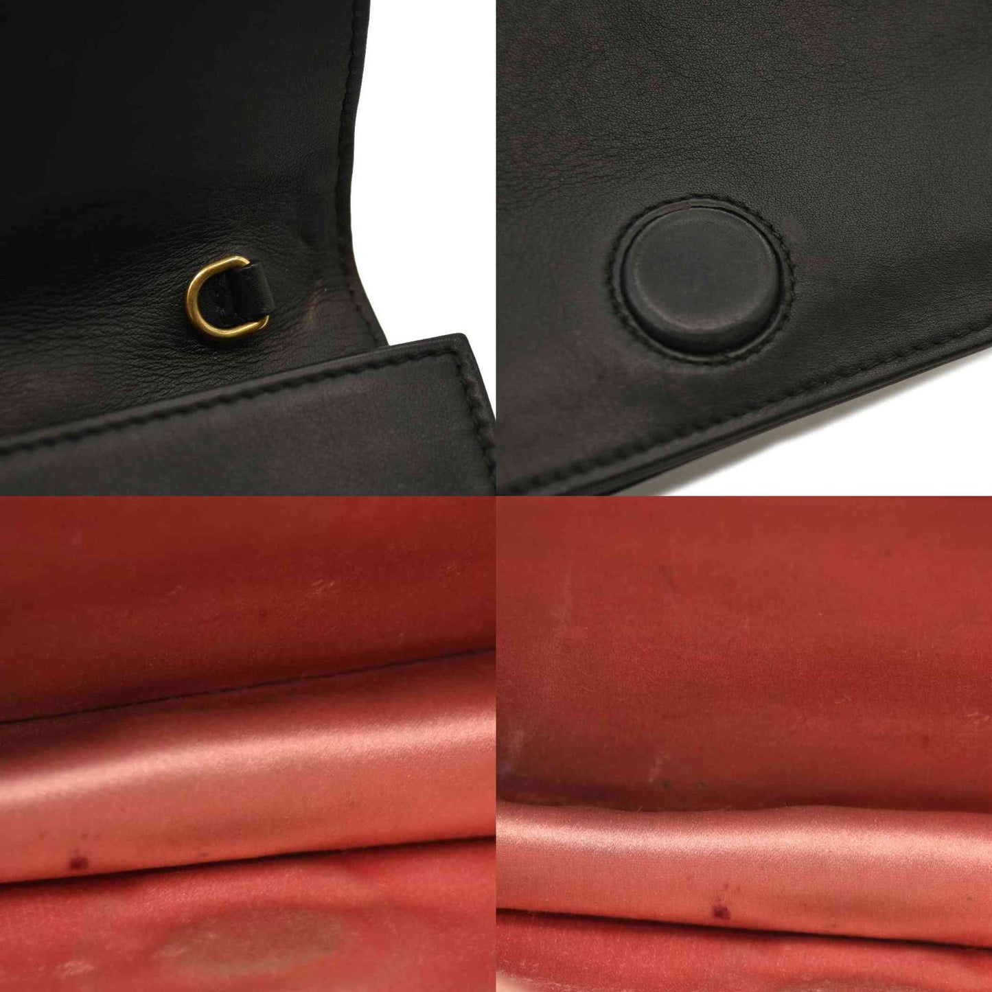 Gucci  Velvet Matelasse GG Marmont Mini Bag Black