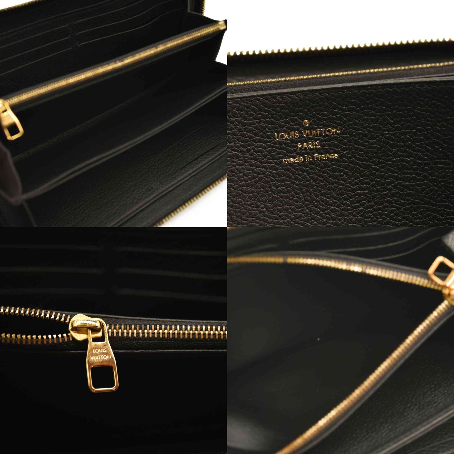 2020 Louis Vuitton  Empreinte Zippy Wallet Black SP0280