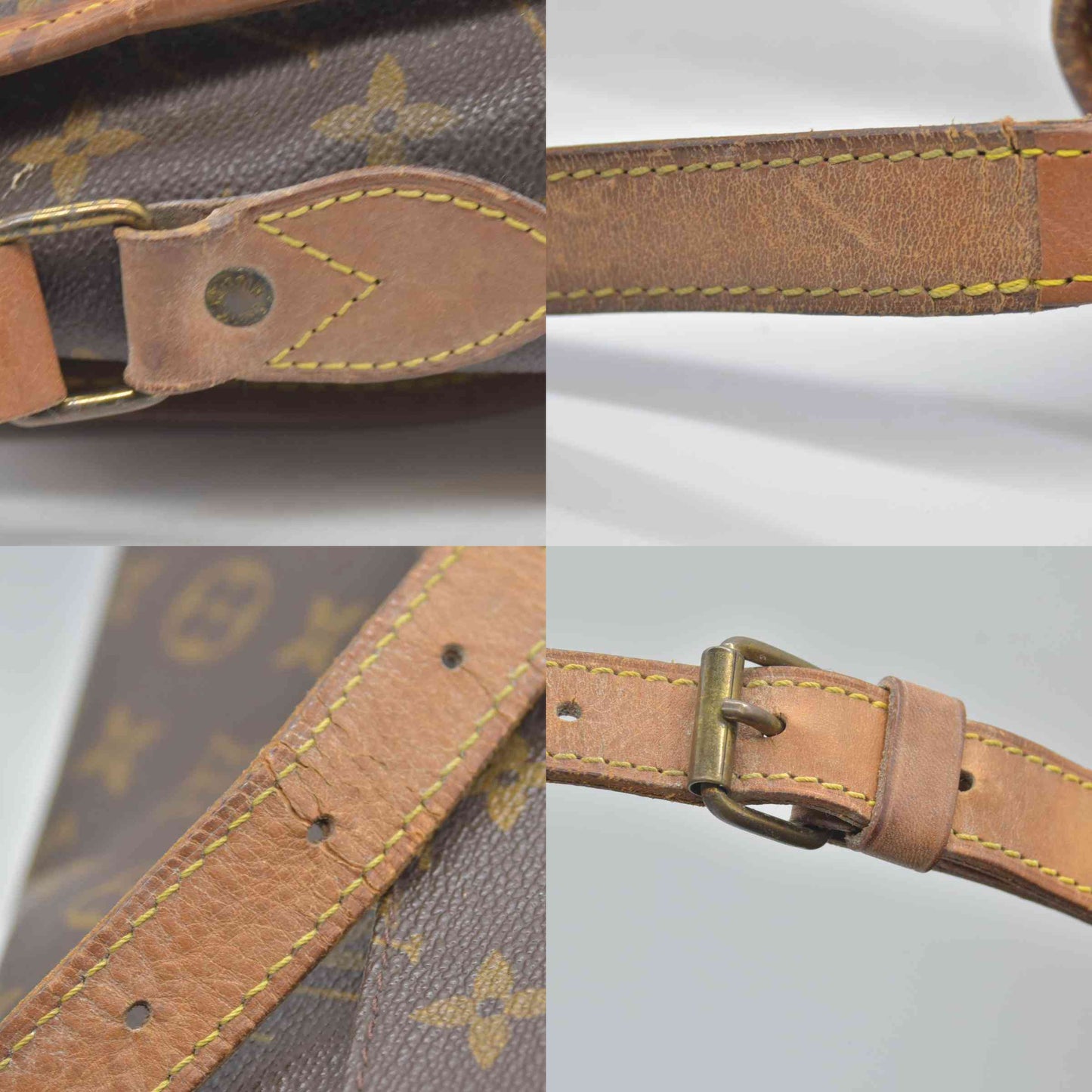 $1550 1992 Louis Vuitton Monogram Sac Gibeciere GM AR0992