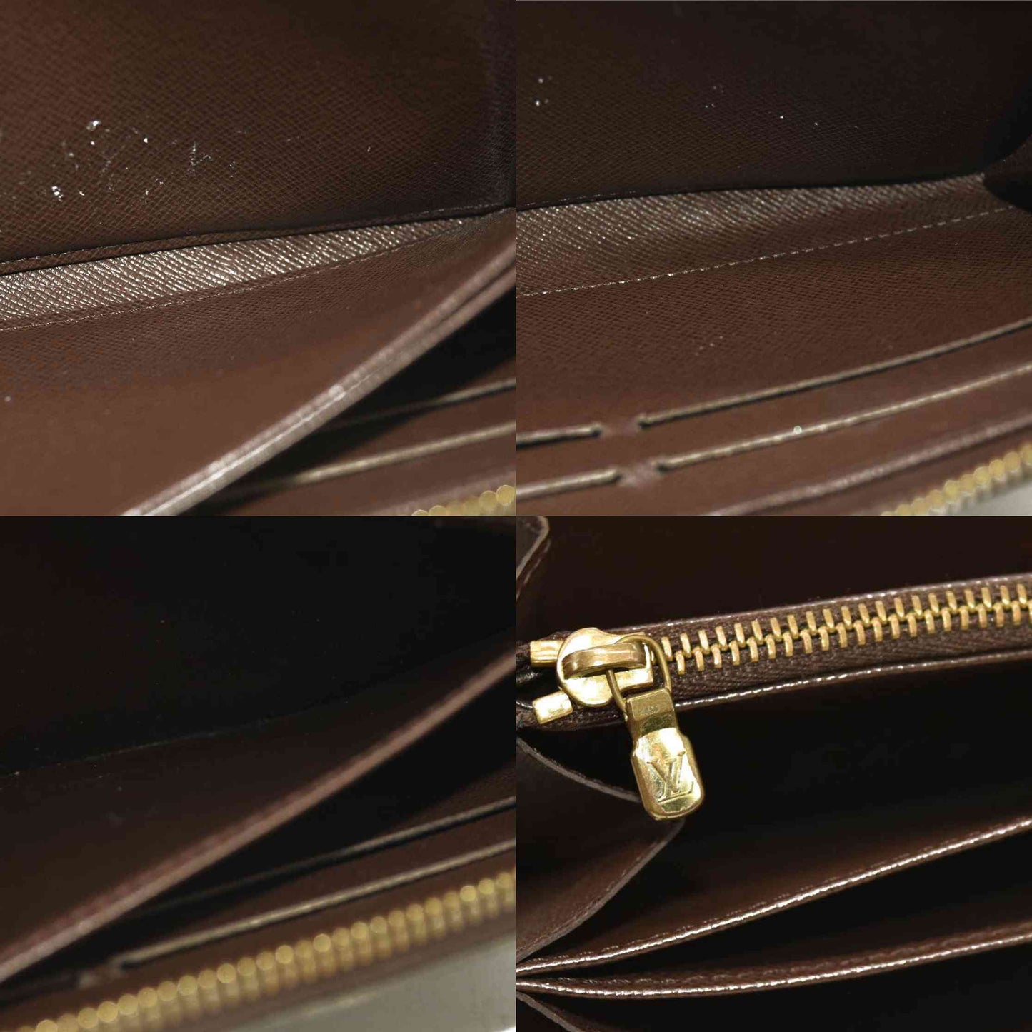 Louis Vuitton  Damier Ebene Zippy Wallet CA0120