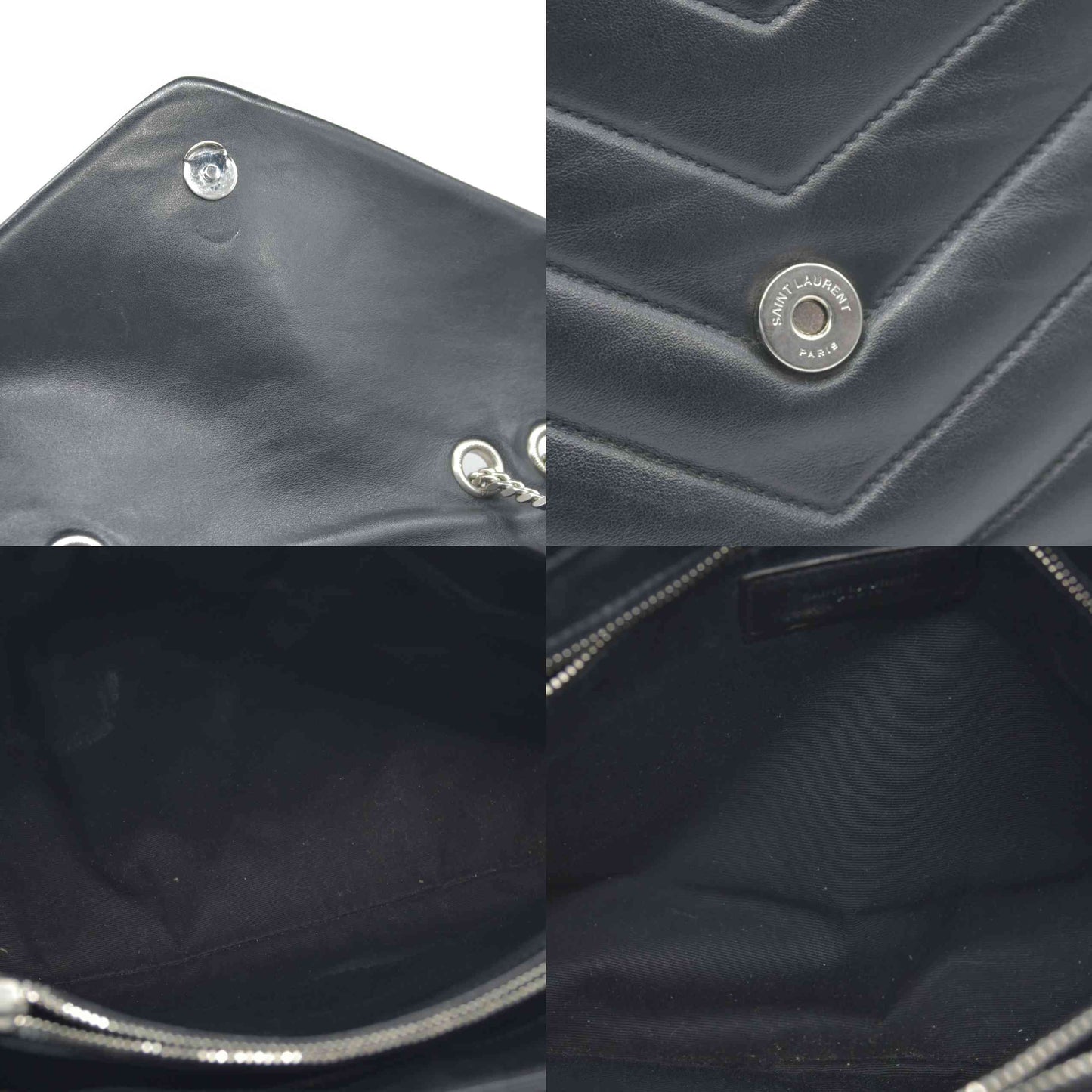 $2900 Saint Laurent Medium Loulou Matelassé Leather Shoulder Bag