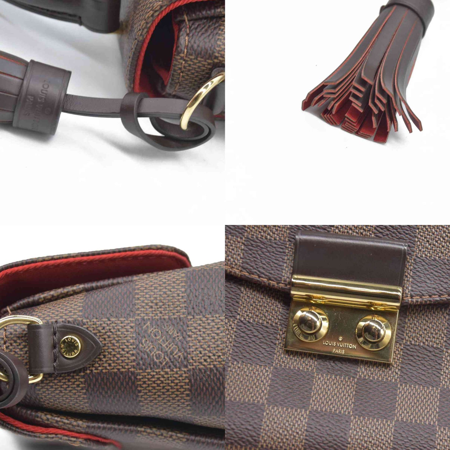 $2000 Louis Vuitton Damier Ebene Croisette FL1119