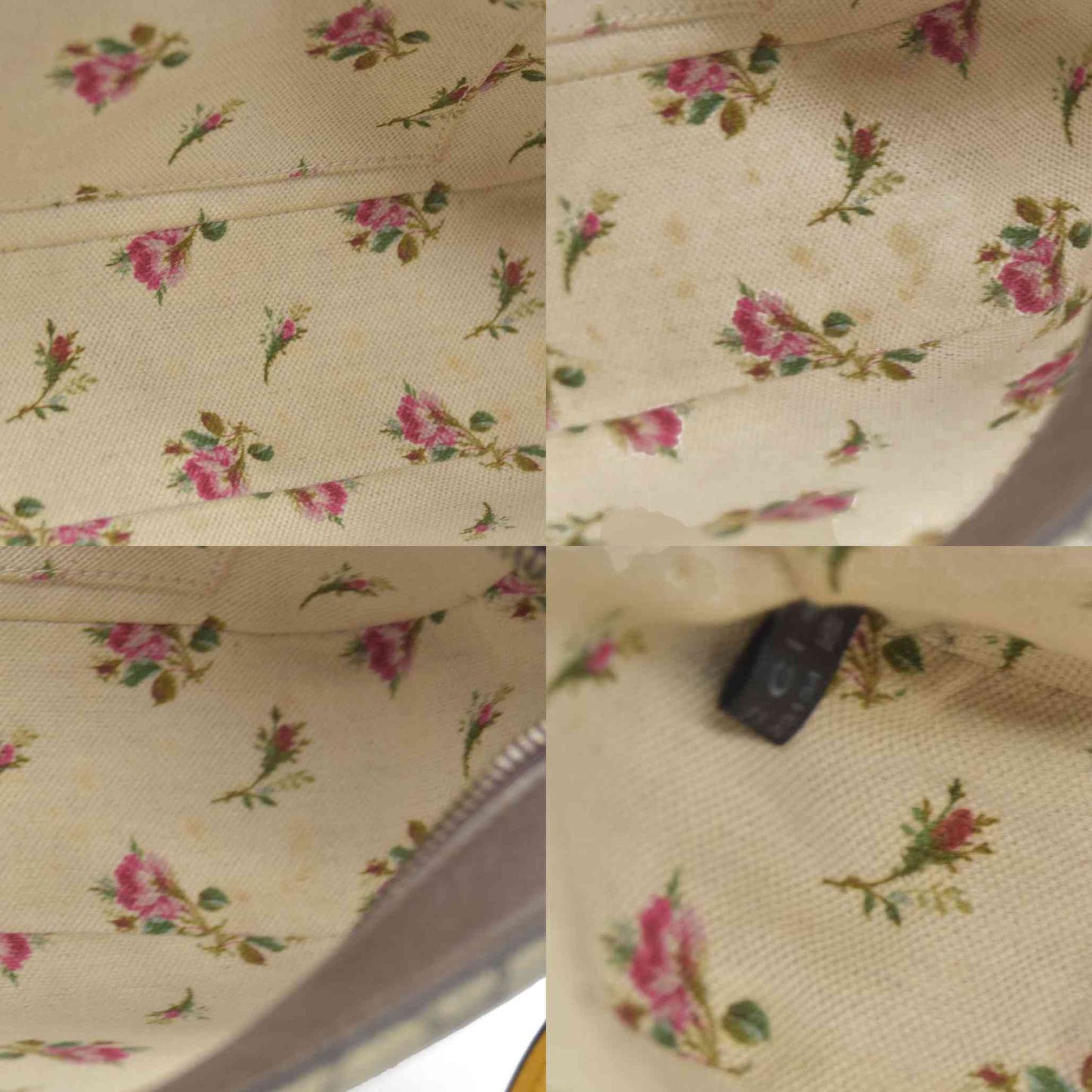 Gucci  GG Supreme Monogram Web Neo Vintage Shoulder Bag Beige New Acero Crop